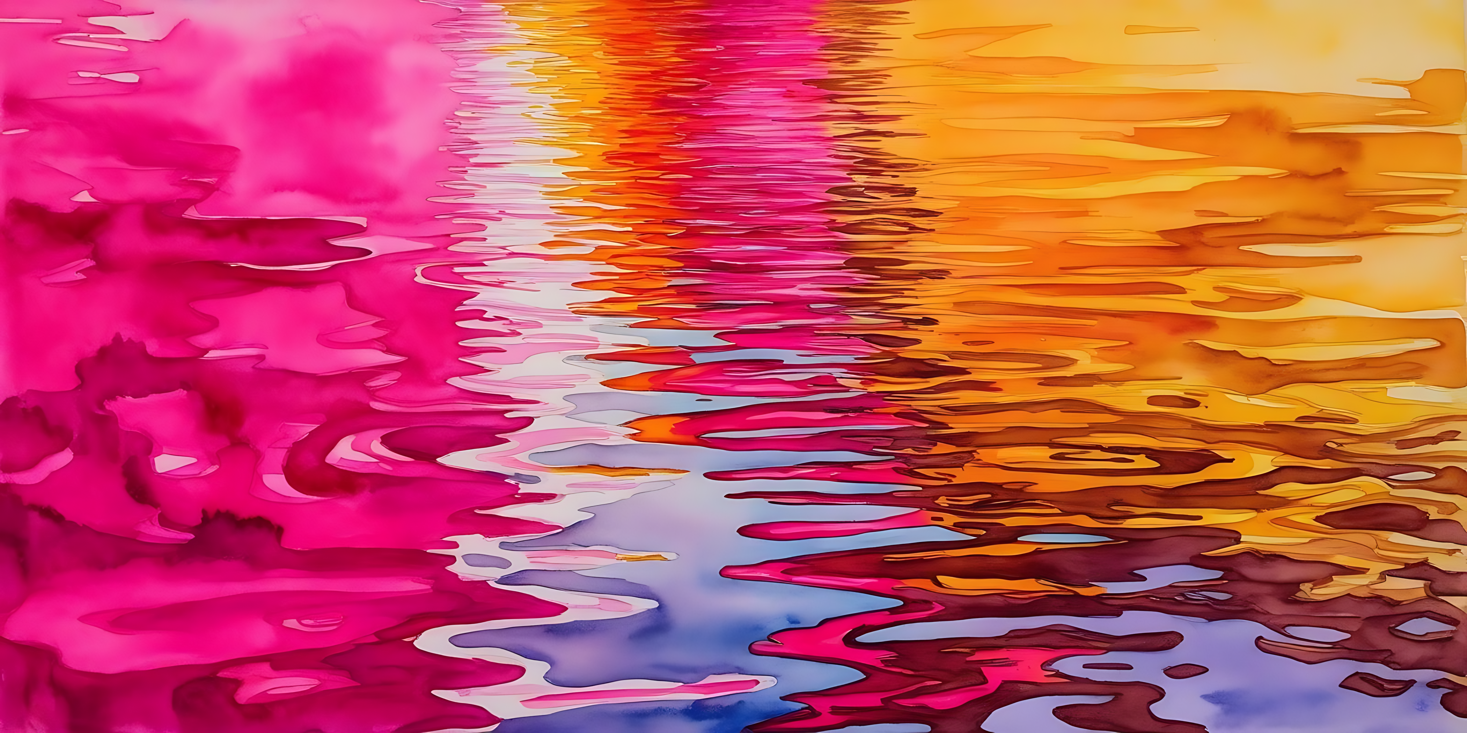 Pink og guld flydende marmor Wallpapers