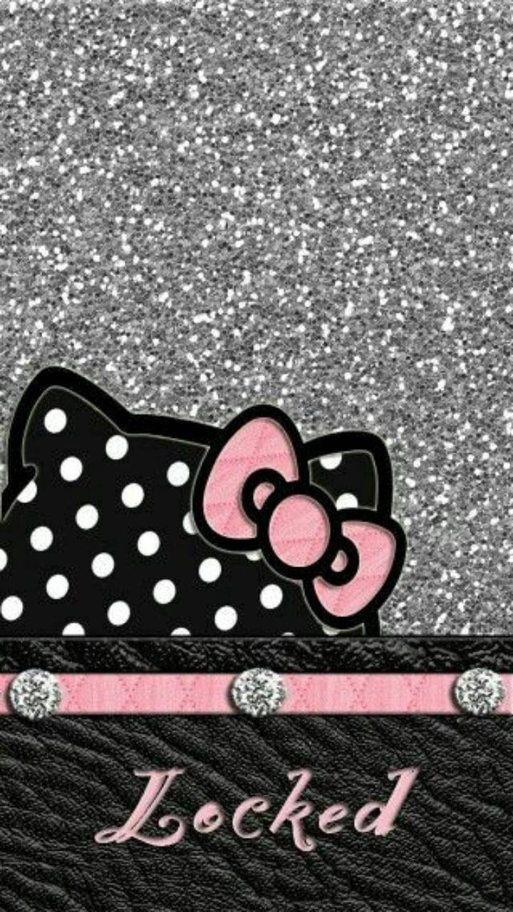 Pink og sort Hello Kitty Wallpapers