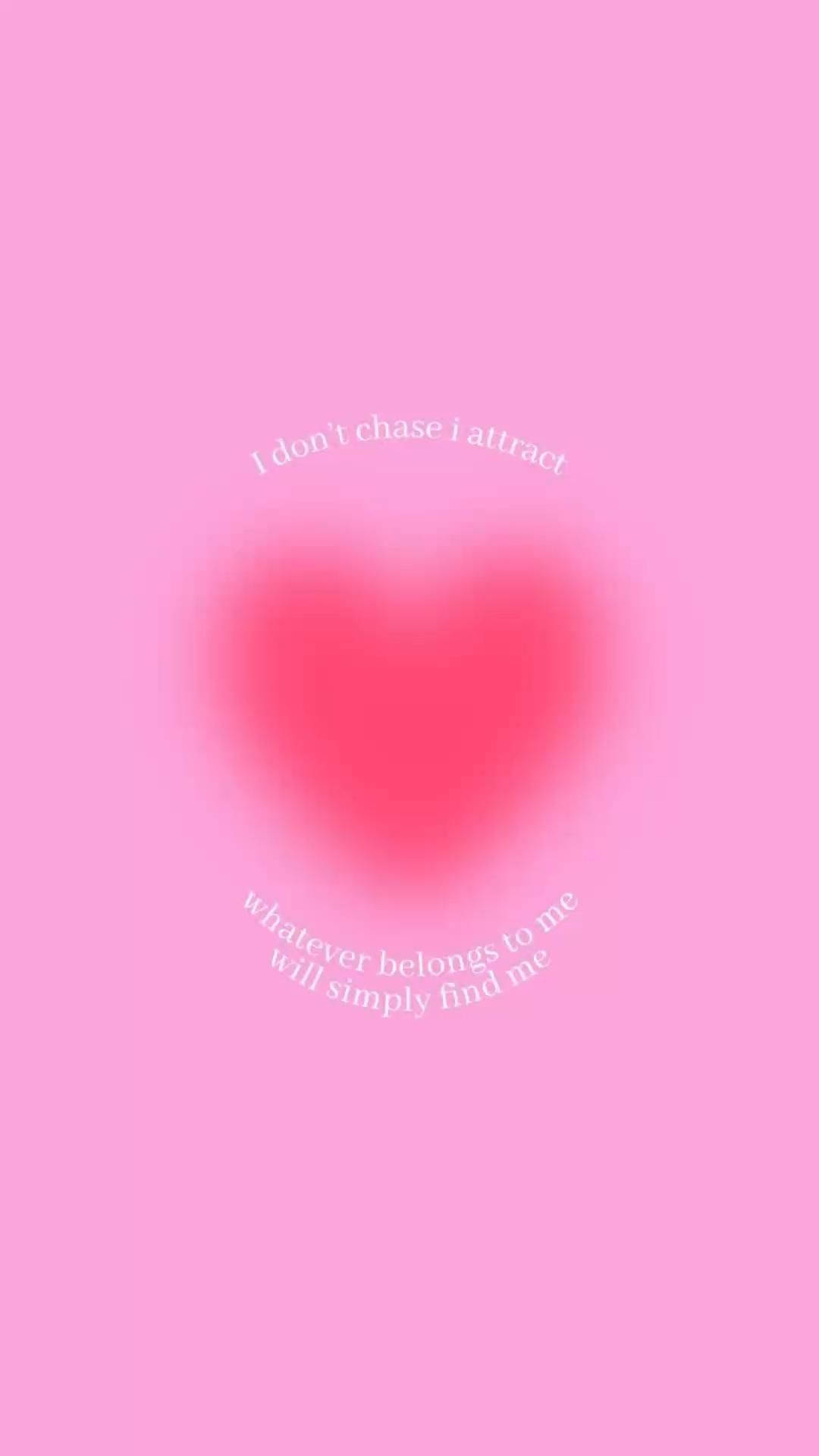 Pink Preppy PFP I Attract Citat Wallpapers