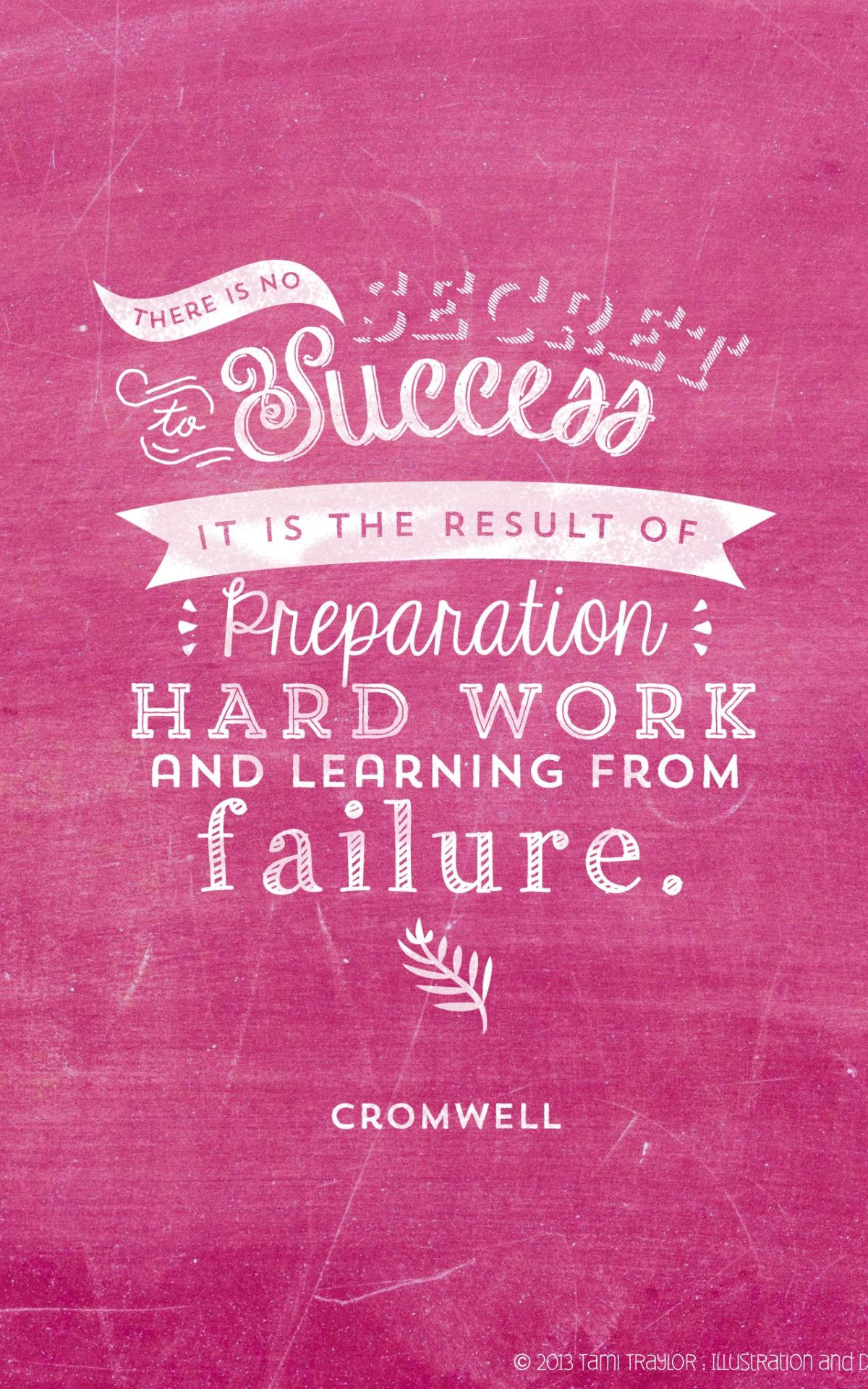 Pink Success Cute Positive Quotes Wallpapers