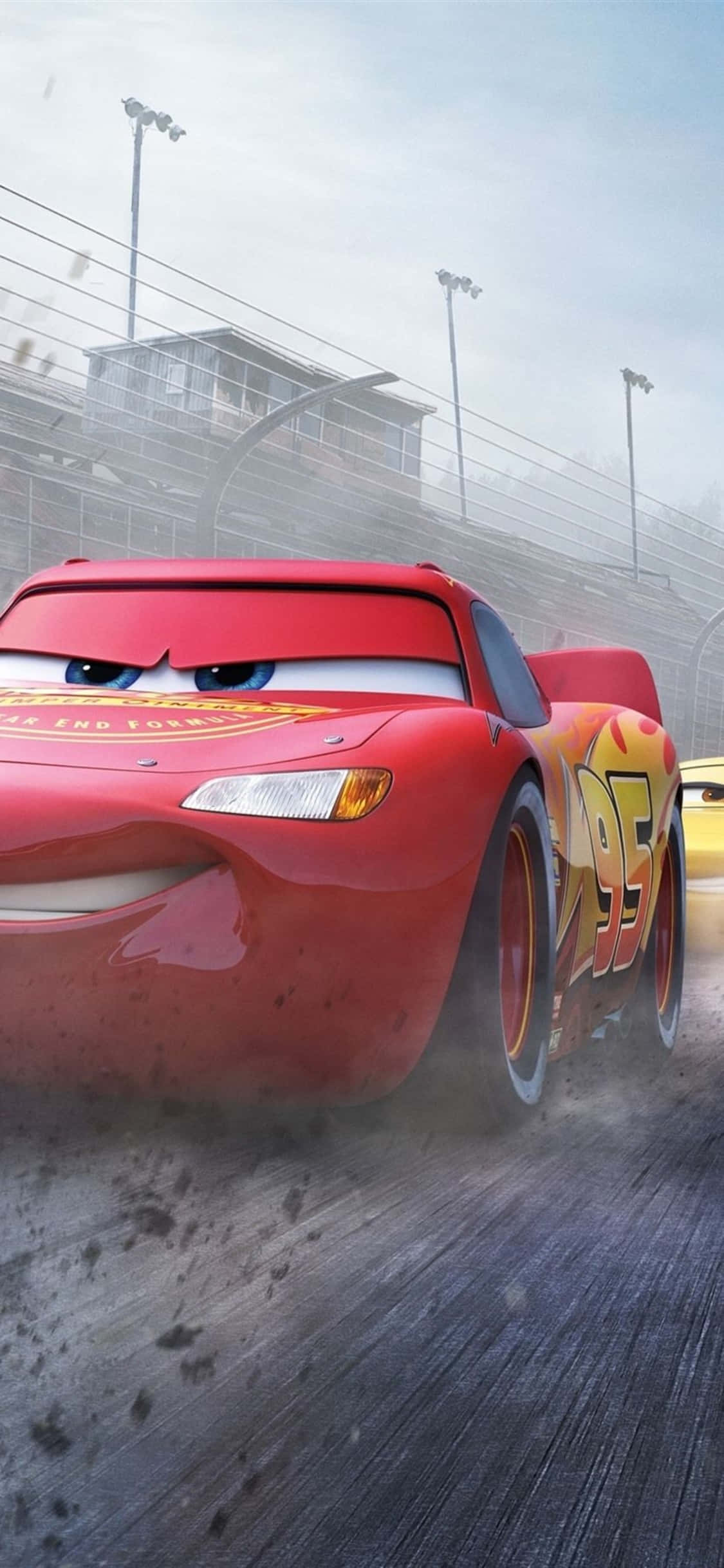 Piston Cup Racing iPhone X Baggrund fra Biler Wallpapers