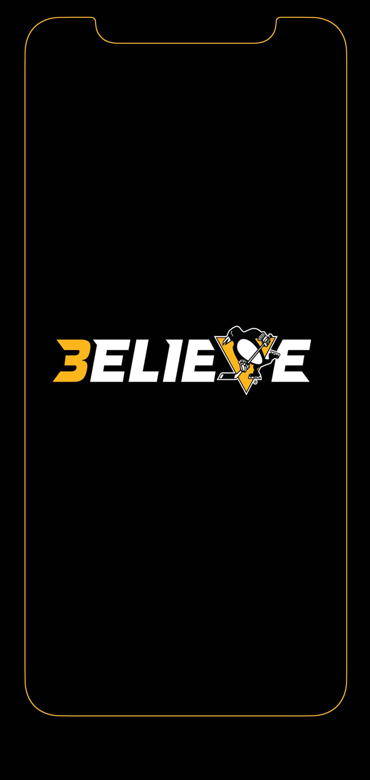 Pittsburgh Penguins Believe Logo Wallpapers