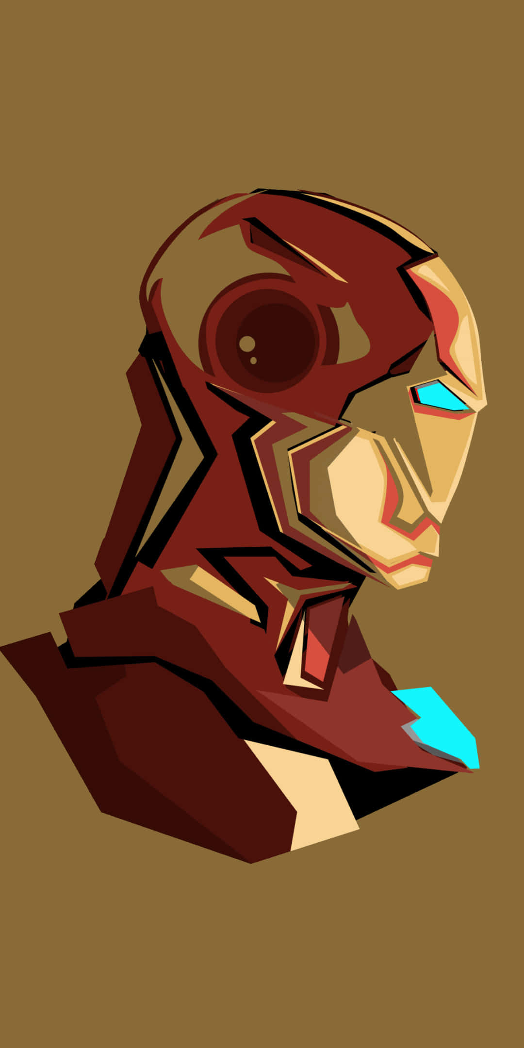Pixel 3 Iron Man Pop Hoved Baggrund Wallpapers
