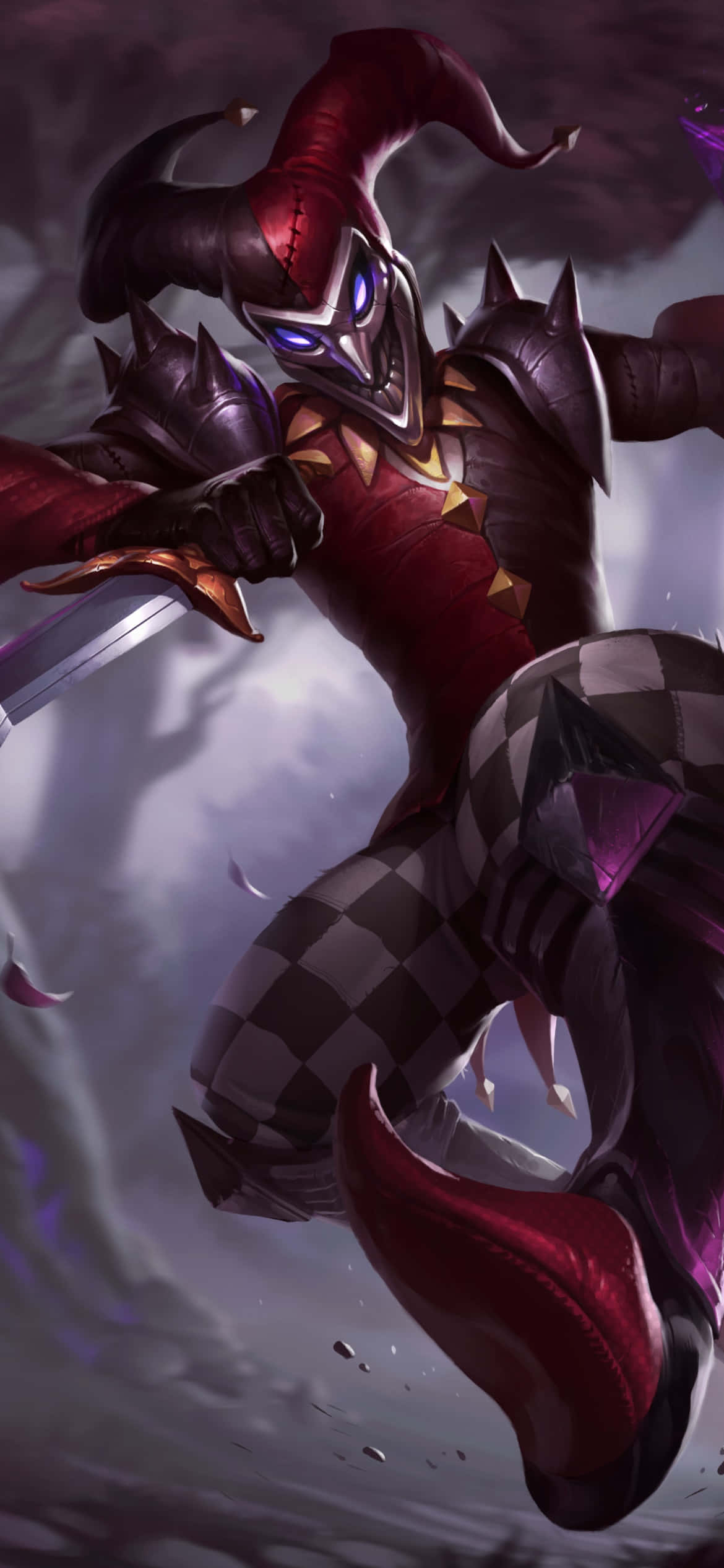 Pixel 3 League Of Legends Baggrund Og Shaco Wallpapers