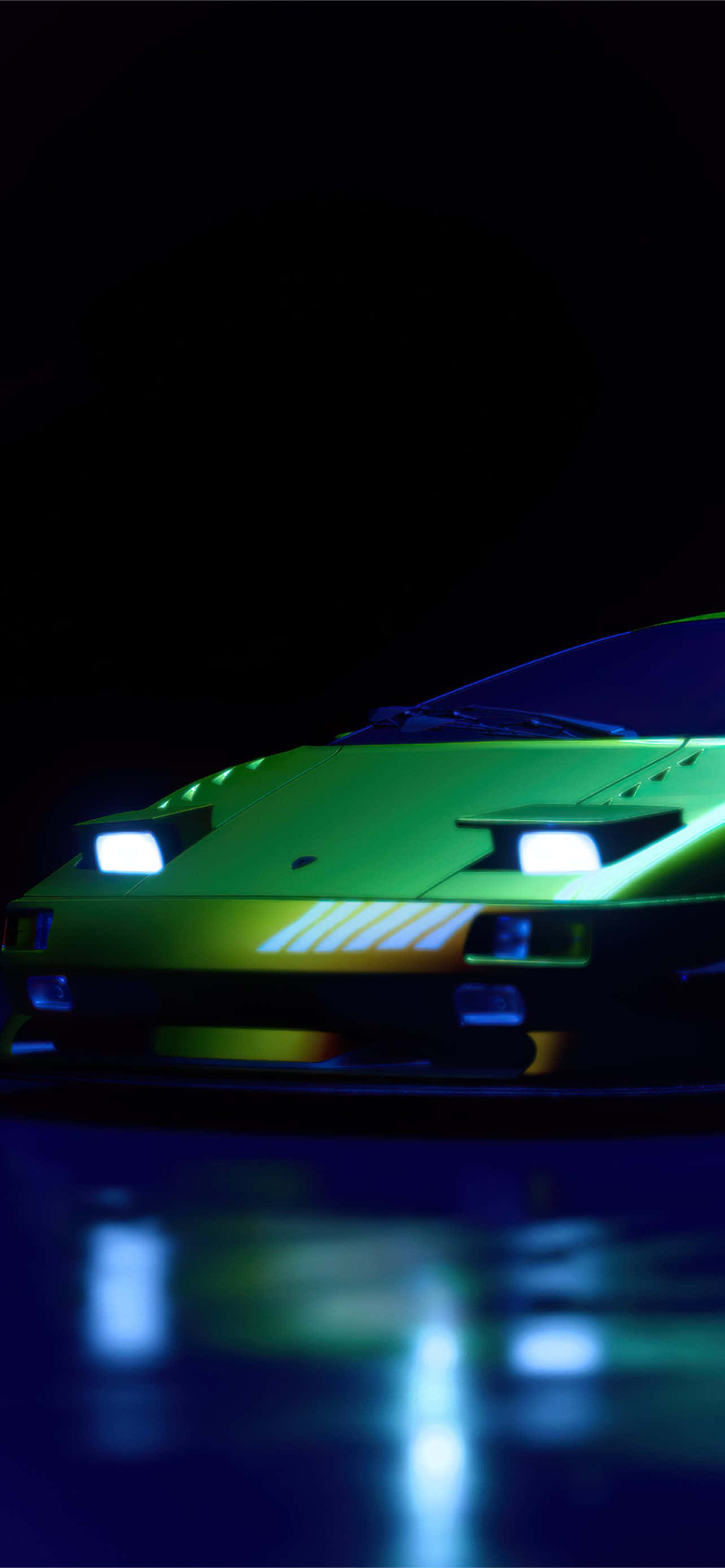 Pixel 3 Need For Speed baggrund mørkegul Lamborghini Wallpapers