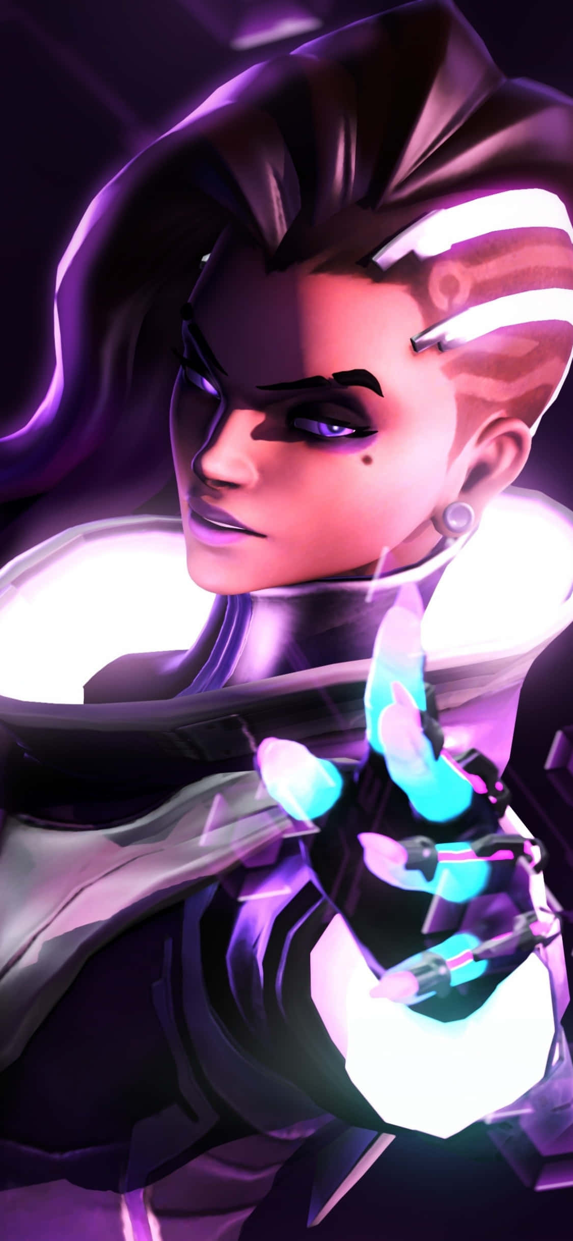 Pixel 3 Overwatch Baggrund Sombra Wallpapers