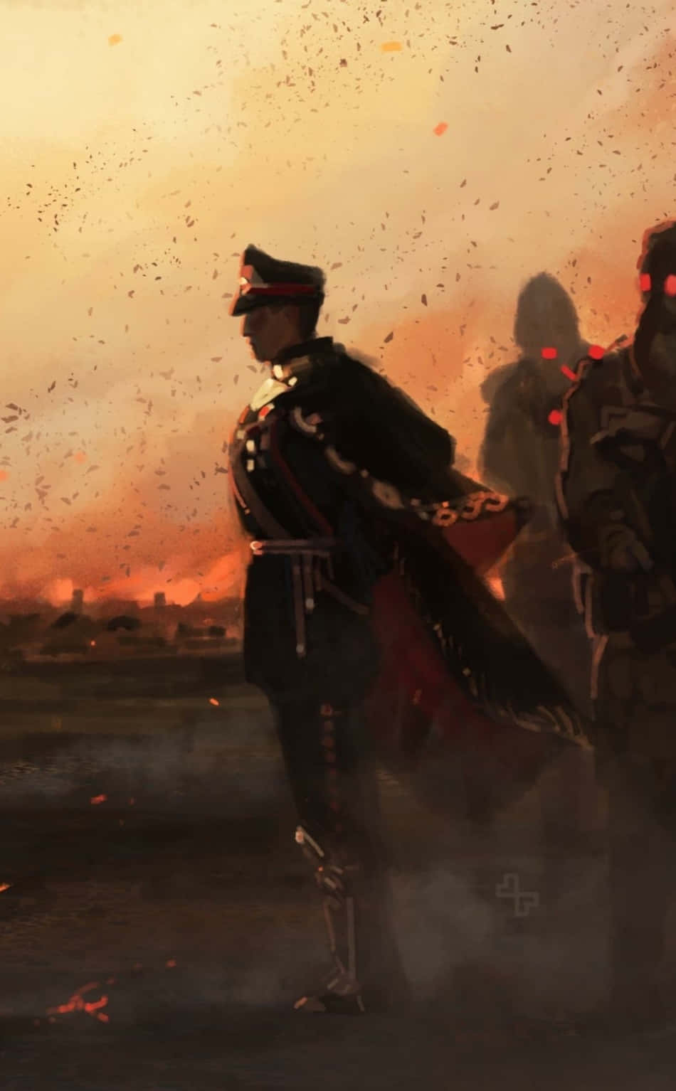 Pixel 3xl Battlefield 1 Baggrund En Kommandør Med Sine Soldater Wallpapers