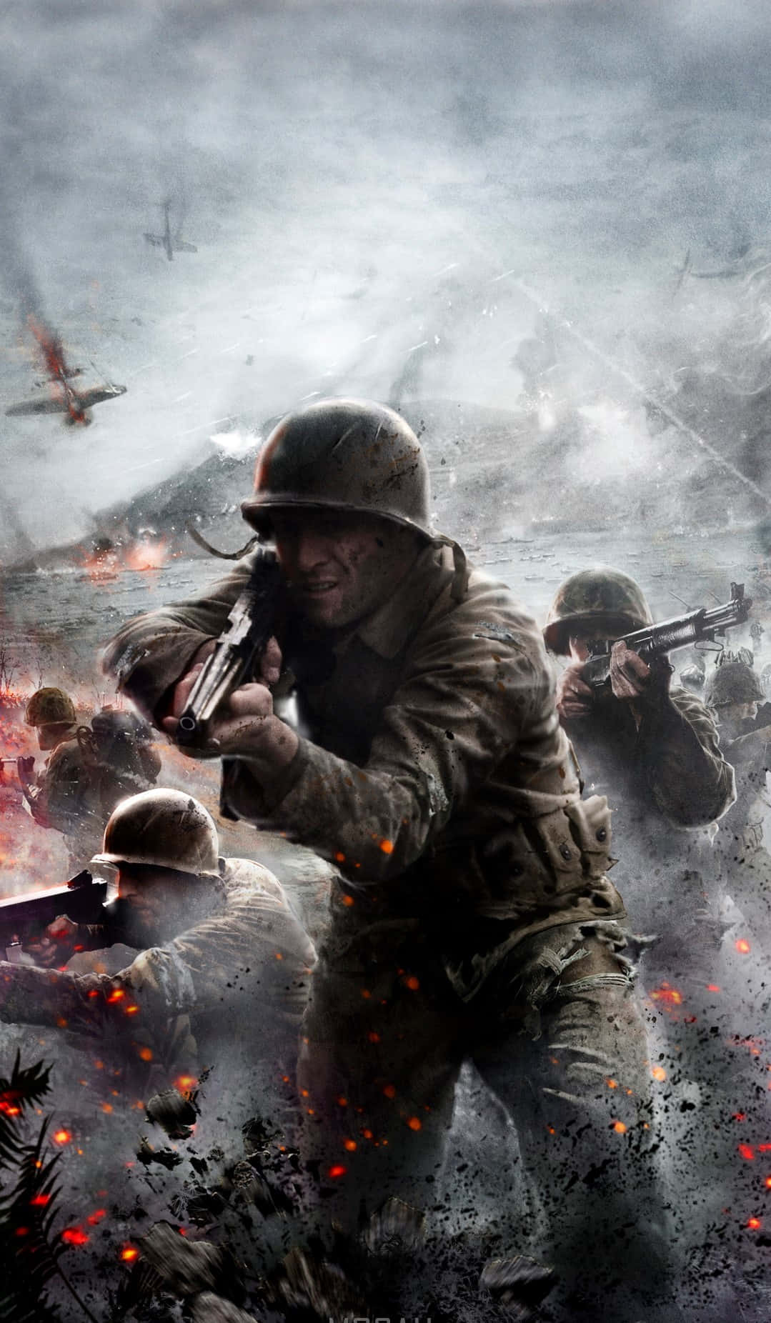 Pixel 3xl Battlefield 1 baggrund soldater i askefyldt miljø Wallpapers