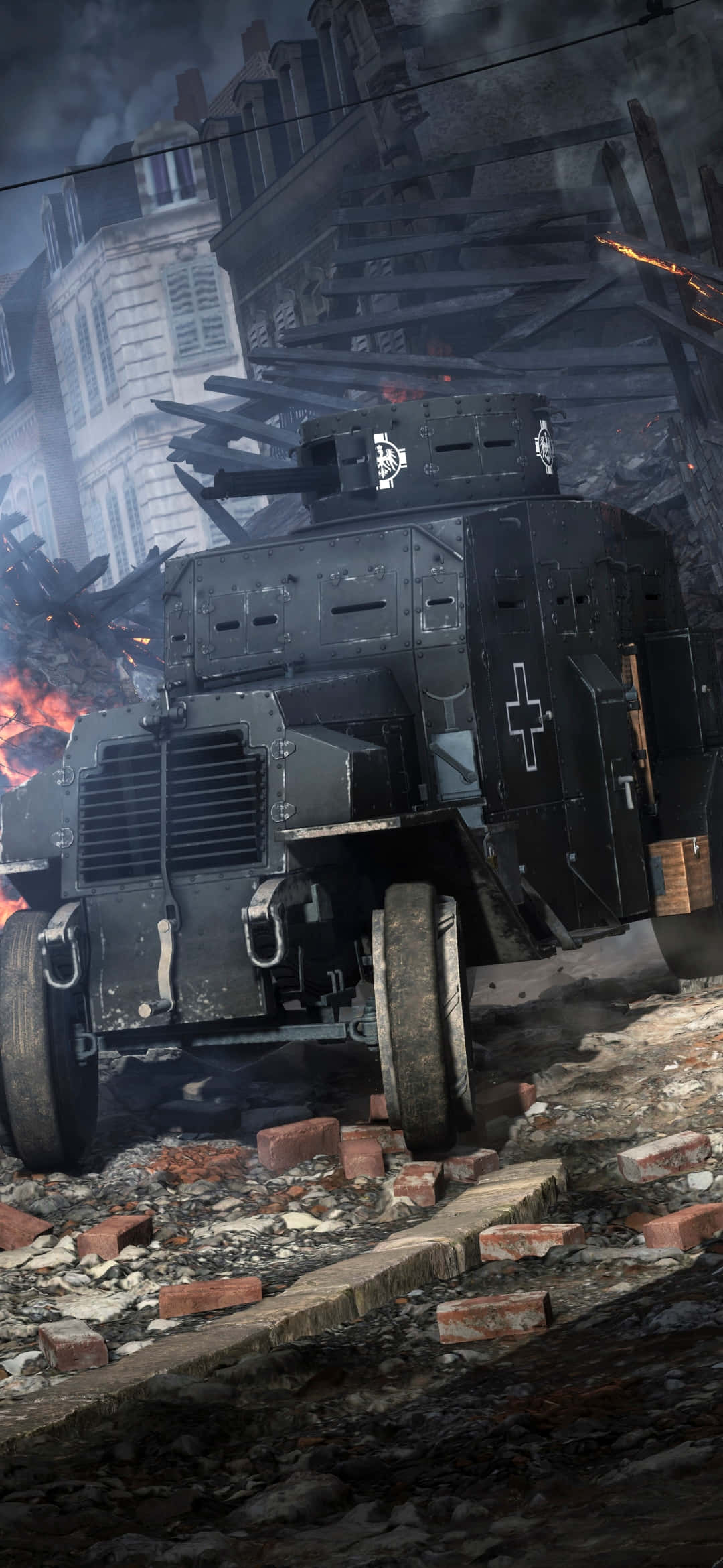 Pixel 3xl Battlefield 1 Baggrund Tysk Panservogn Wallpapers