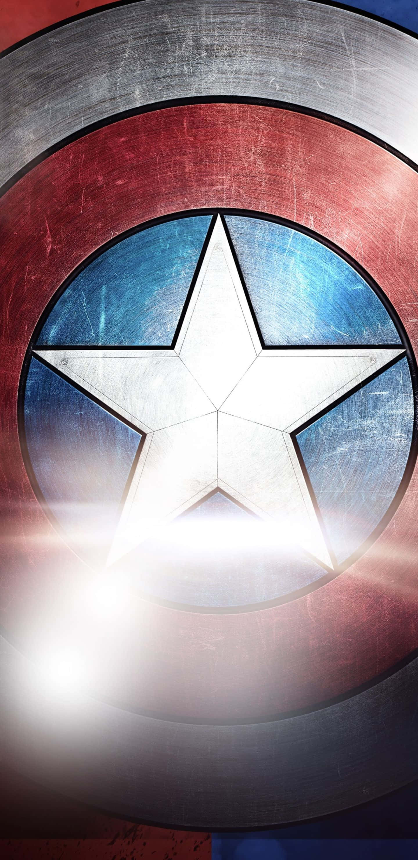 Pixel 3xl Captain America Baggrund Skjold Wallpapers