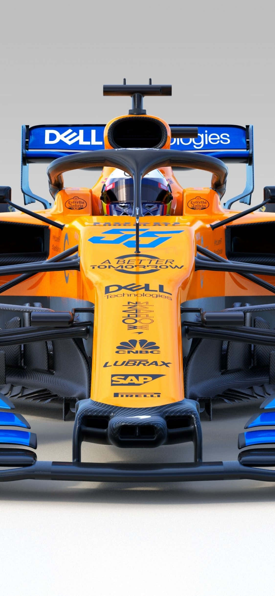 Pixel 3XL F1 2016 McLaren Hvid Baggrund Wallpapers