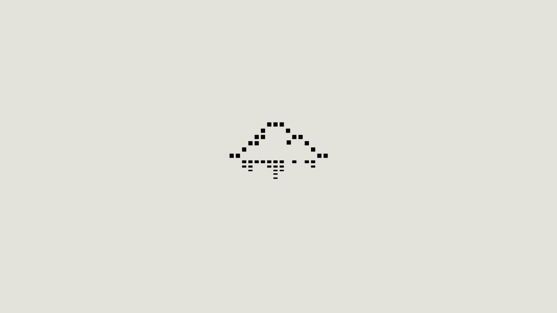 Pixel Cloud Minimalistisk Æstetisk Laptop Wallpapers