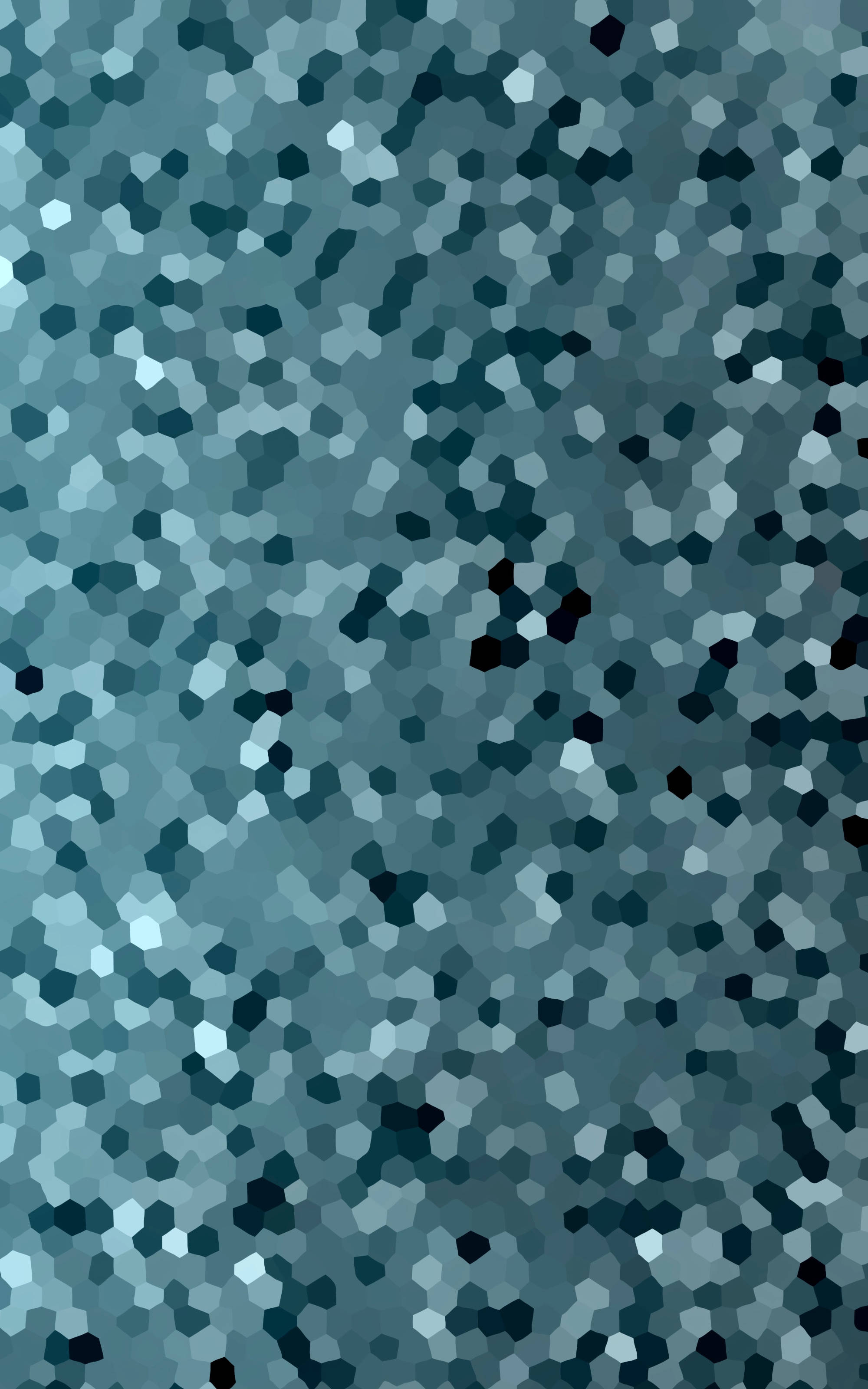 Pixelgradient blå sekskant Wallpapers