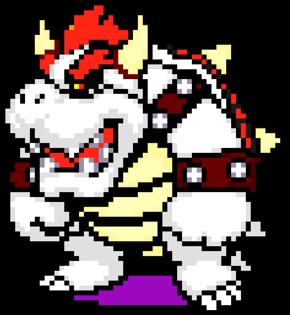 Pixelkunst af Bowser Wallpapers