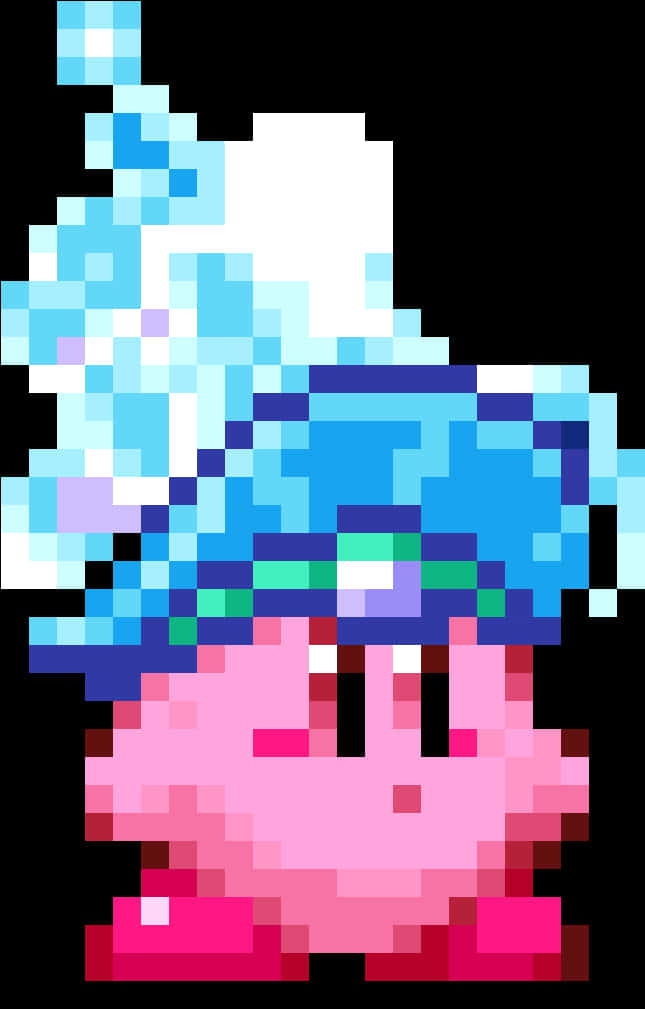 Pixelkunst af Kirby Wallpapers