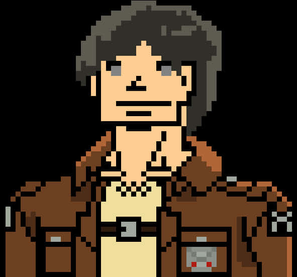 Pixelkunst Eren Yeager Wallpapers