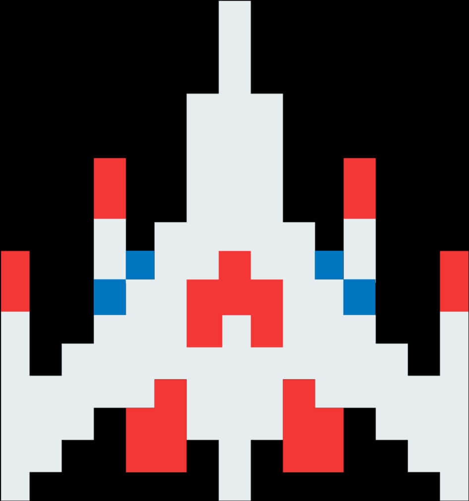 Pixelrum-farvet rumfærgegrafik Wallpapers