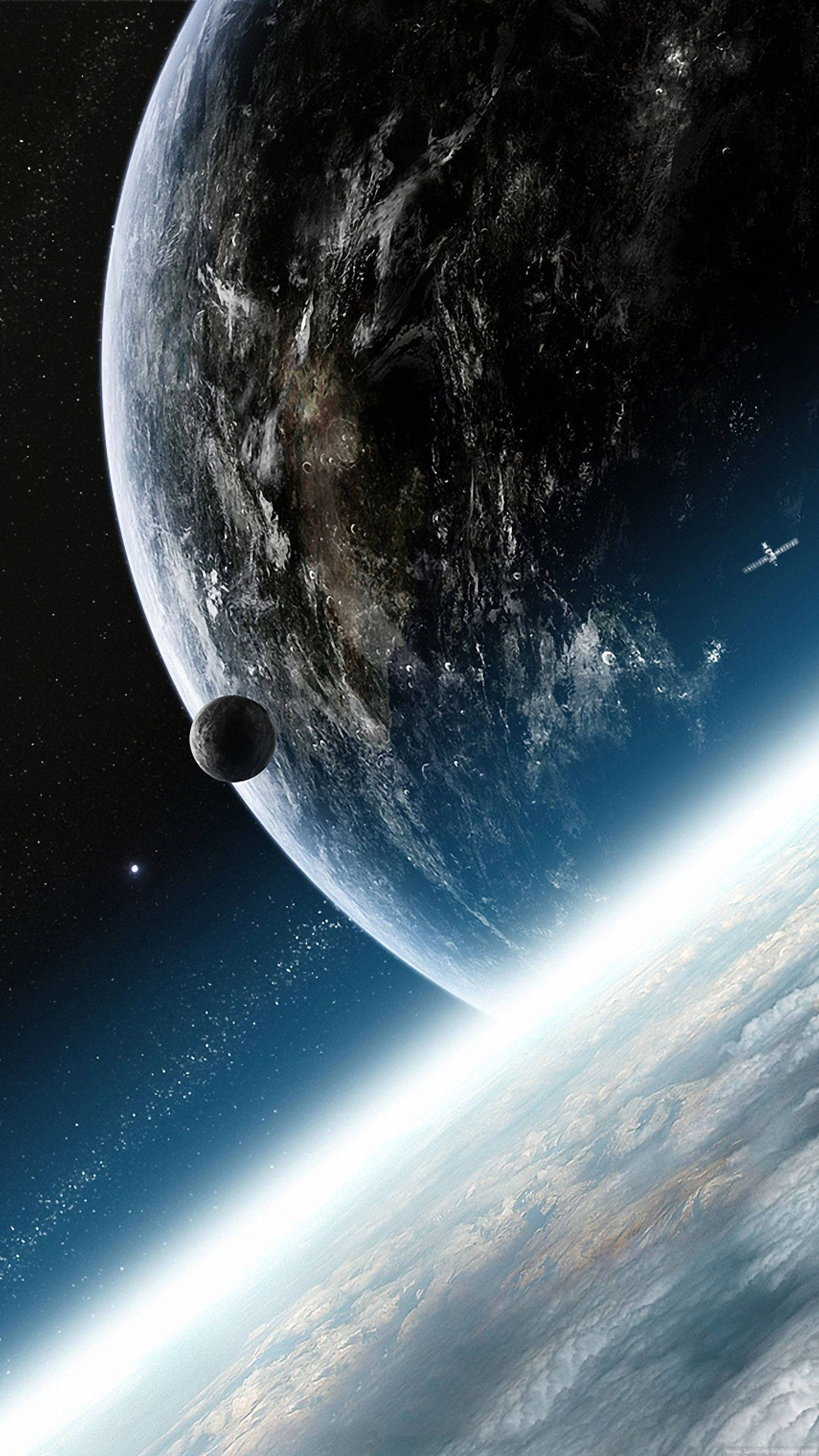 Planeter fra rummet 4K telefon Wallpapers