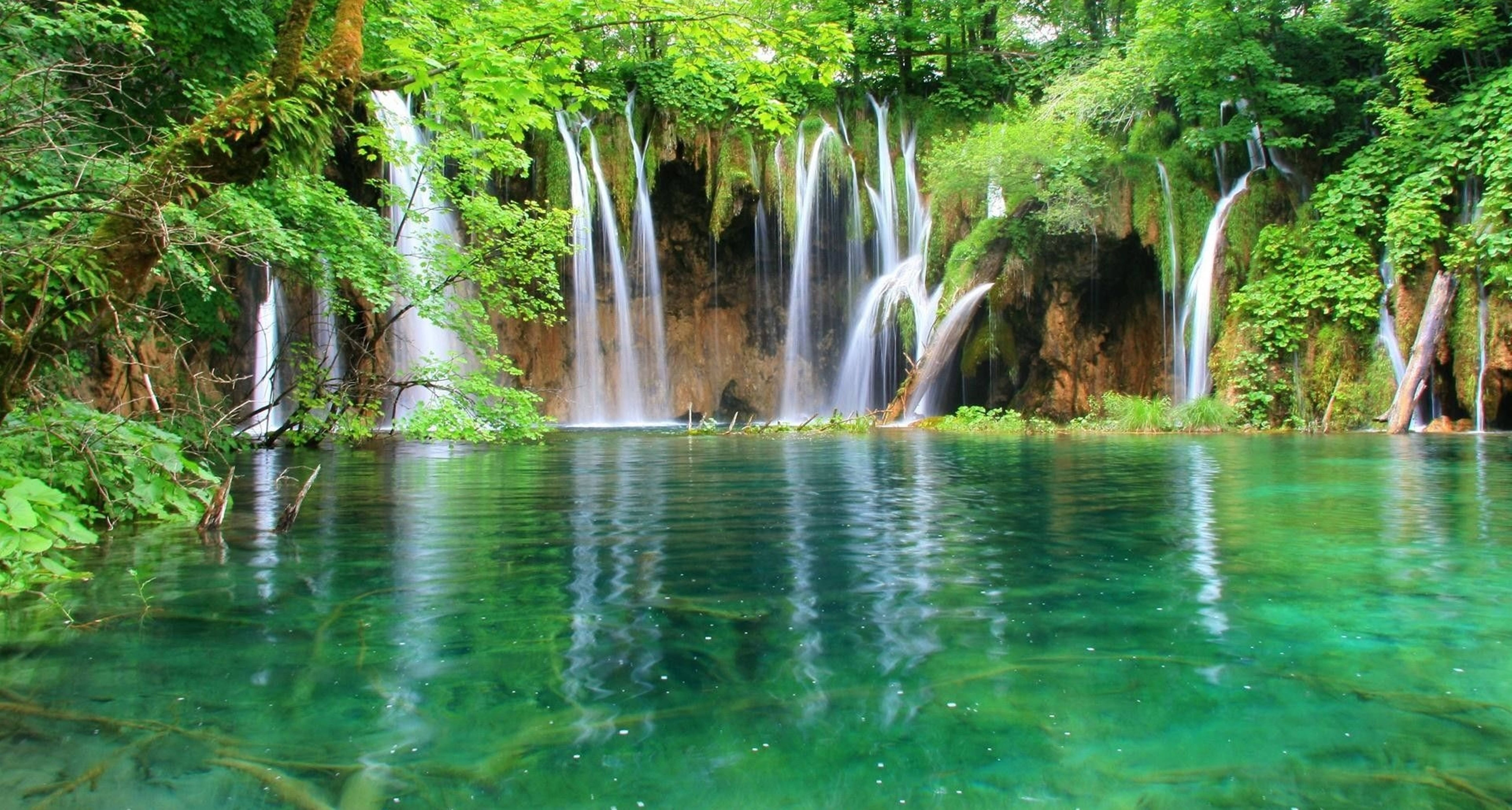 Plitvice Søernes Nationalpark HD Vandfald Wallpapers