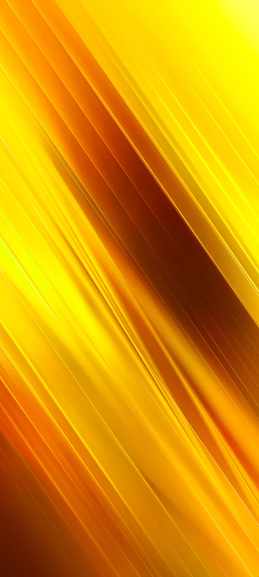 POCO X2 gule diagonale linjer Wallpapers