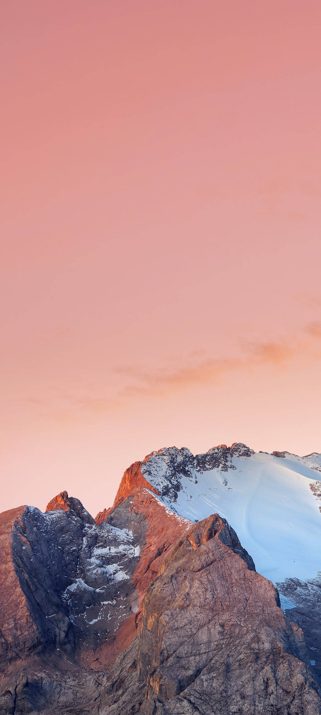 POCO X2 iskold bjergtop Wallpapers