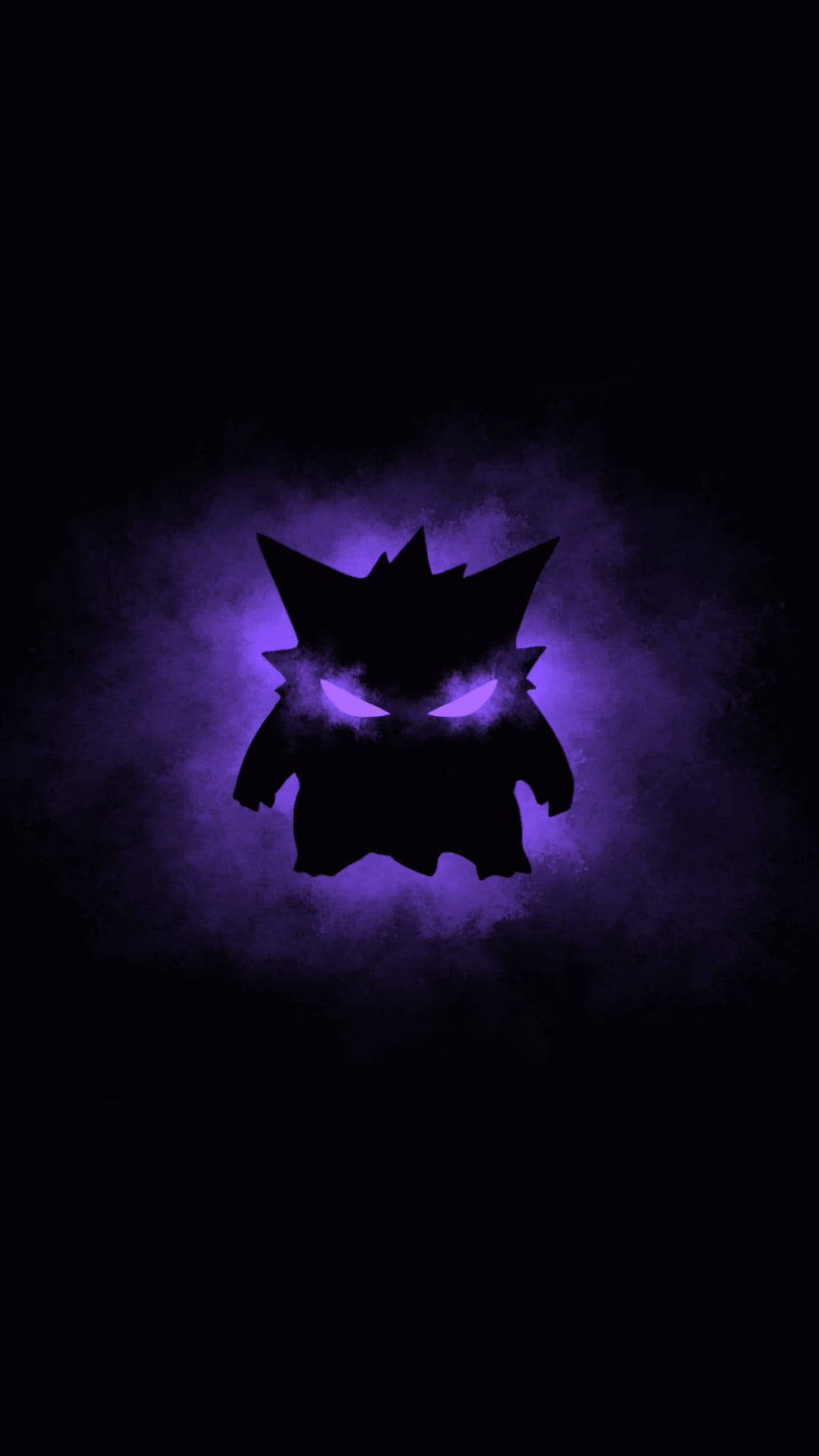 Pokémon Gengar Mørkelilla iPhone Wallpapers