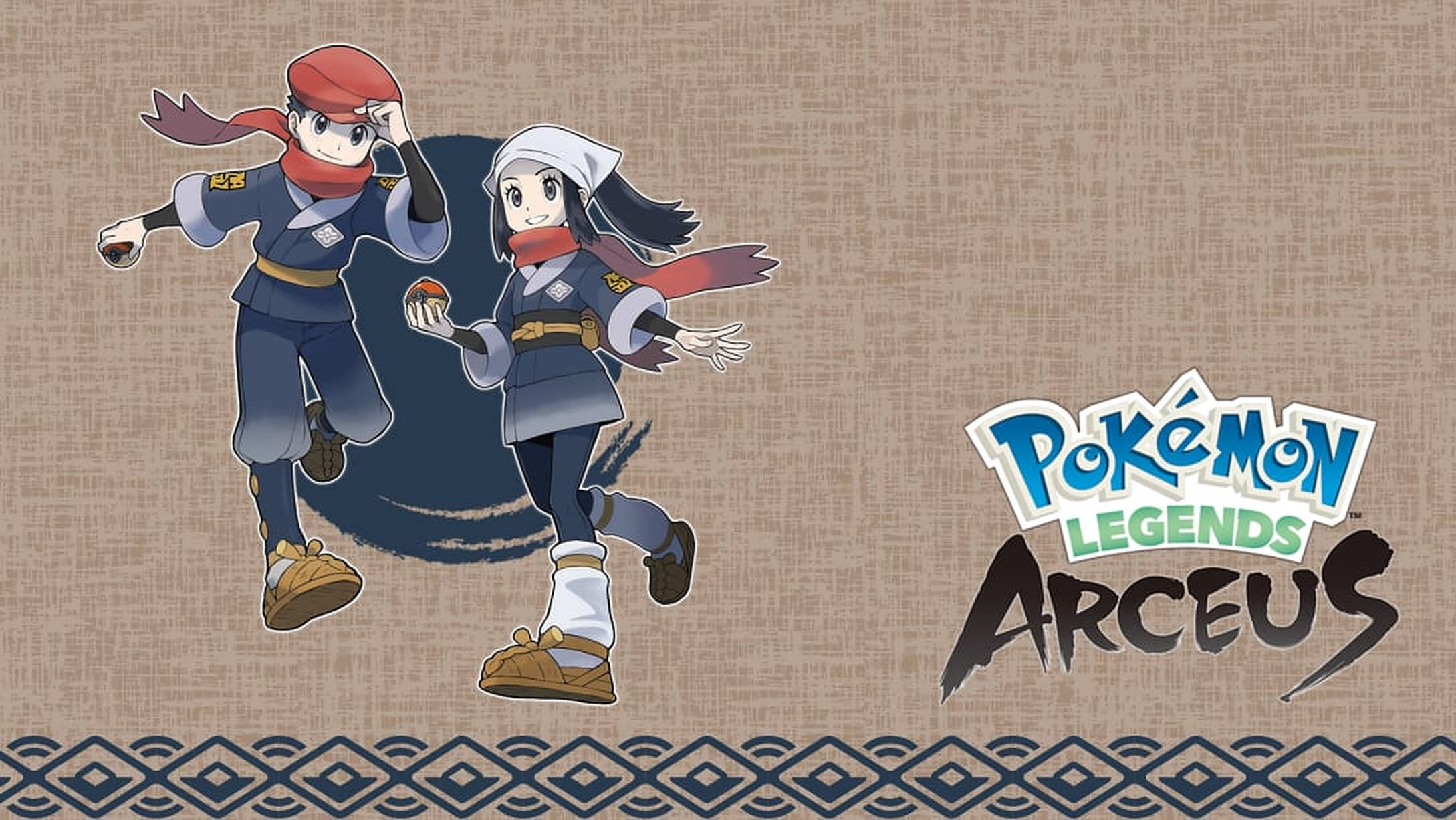 Pokemon Legends Arceus Akari og Rei Wallpapers