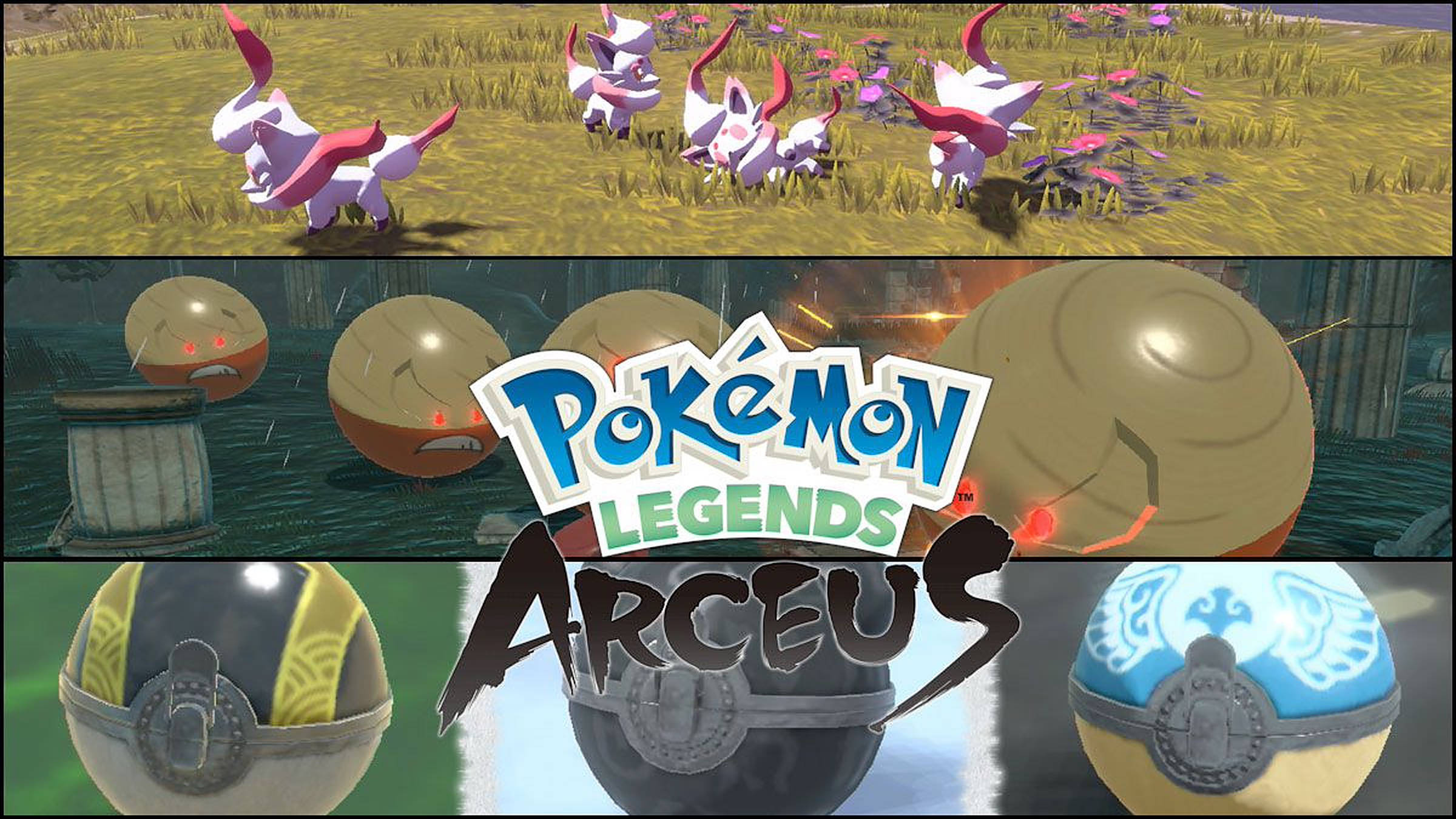 Pokemon Legends Arceus Fotocollage Wallpapers