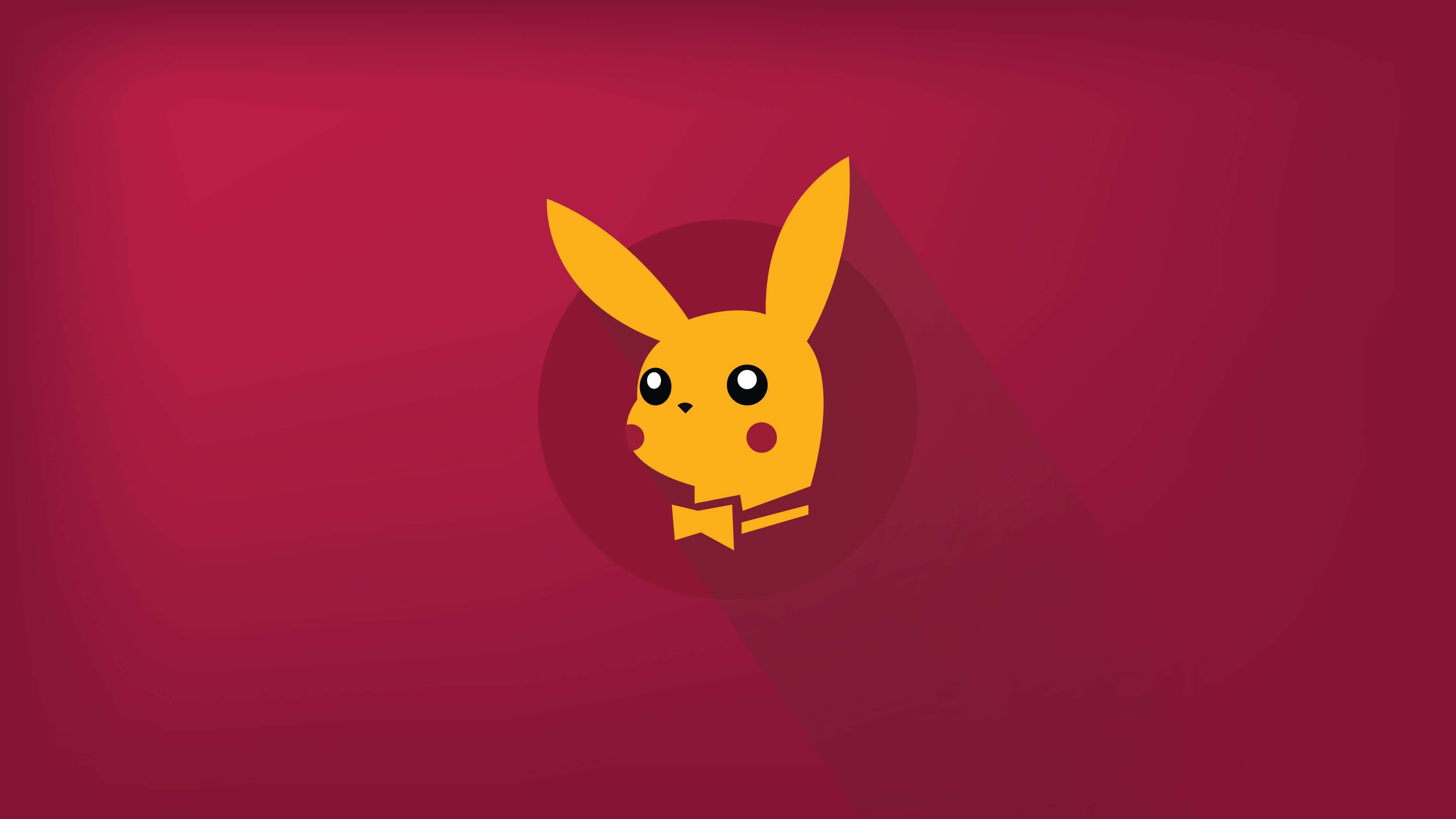 Pokemon Minimalistisk Pikachu Playboy Æstetik Wallpapers