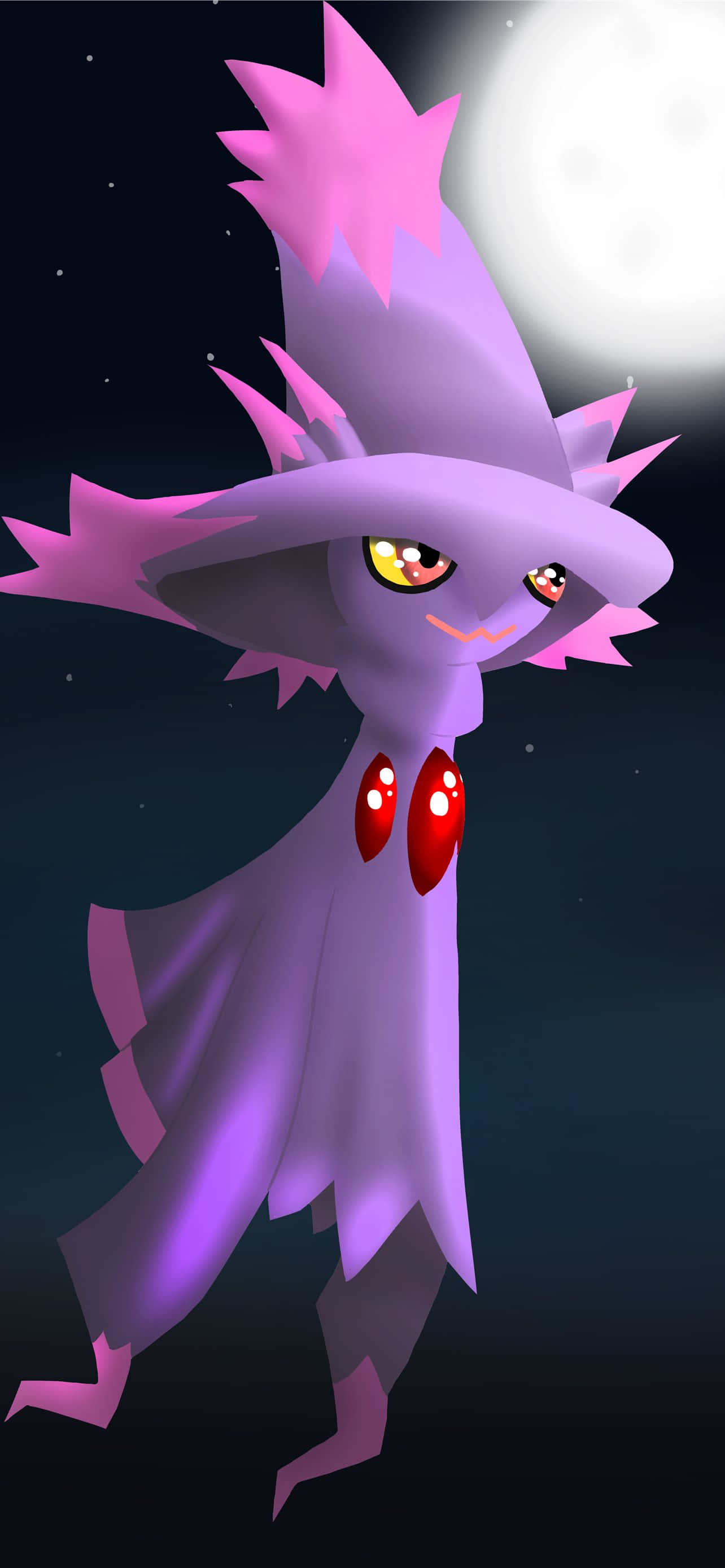 Pokémon Mismagius med strålende måne Wallpapers
