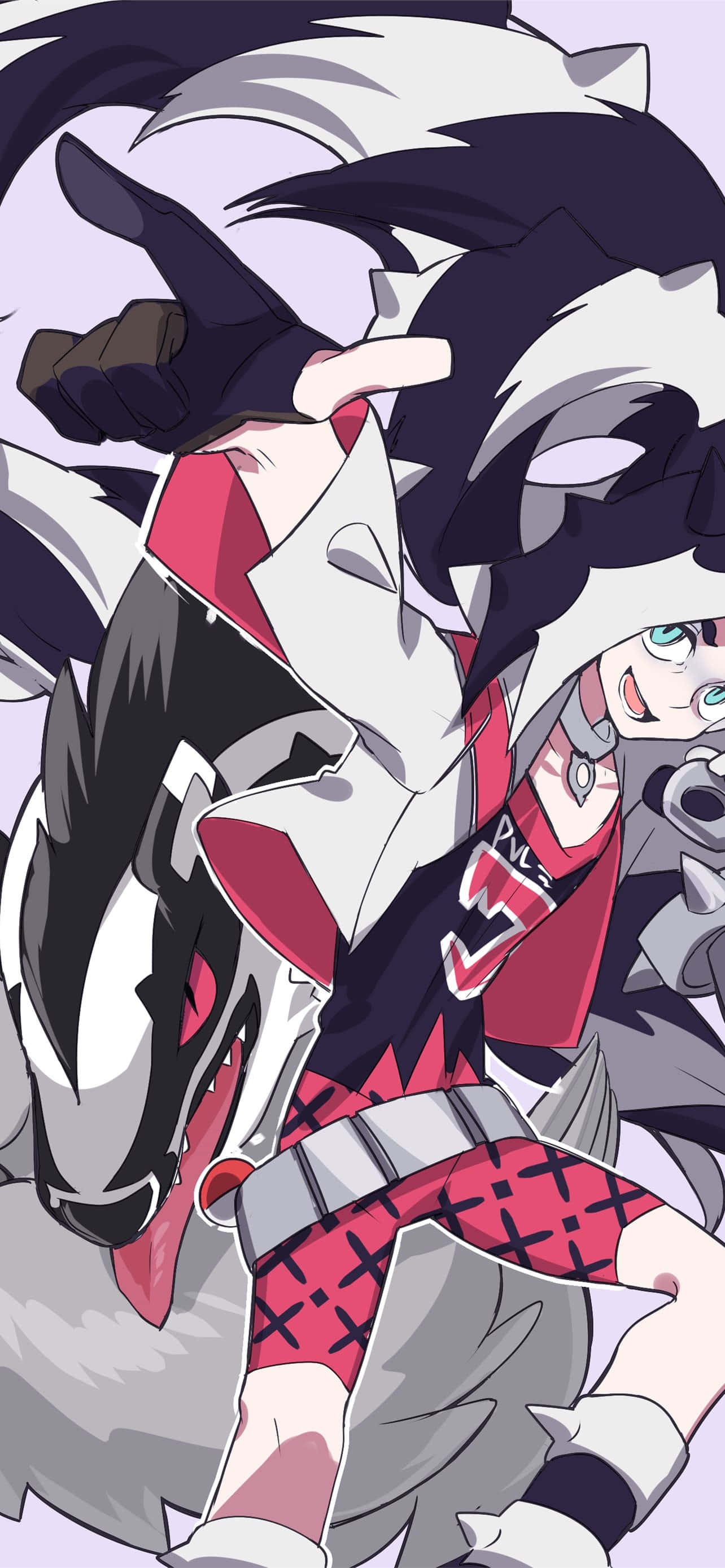 Pokémon-træner Piers og Obstagoon Wallpapers