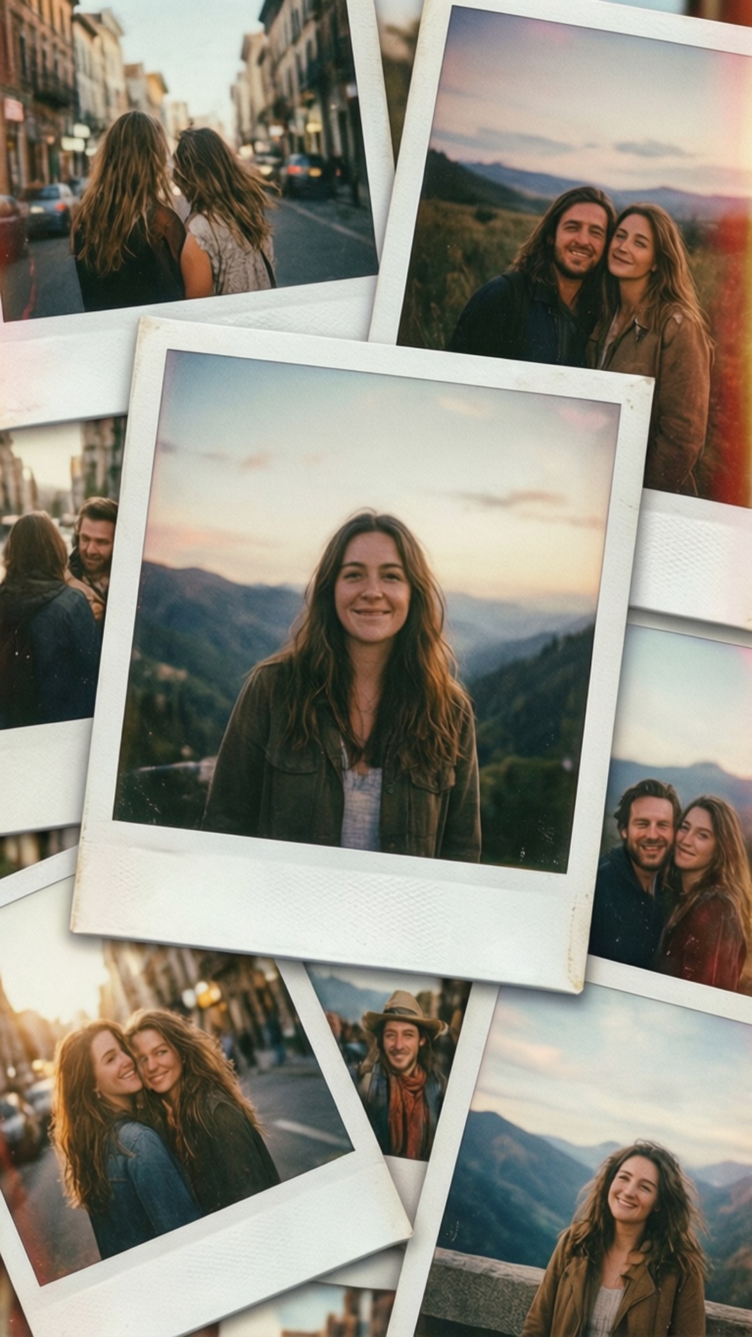 Polaroid Rejsekollage Wallpapers