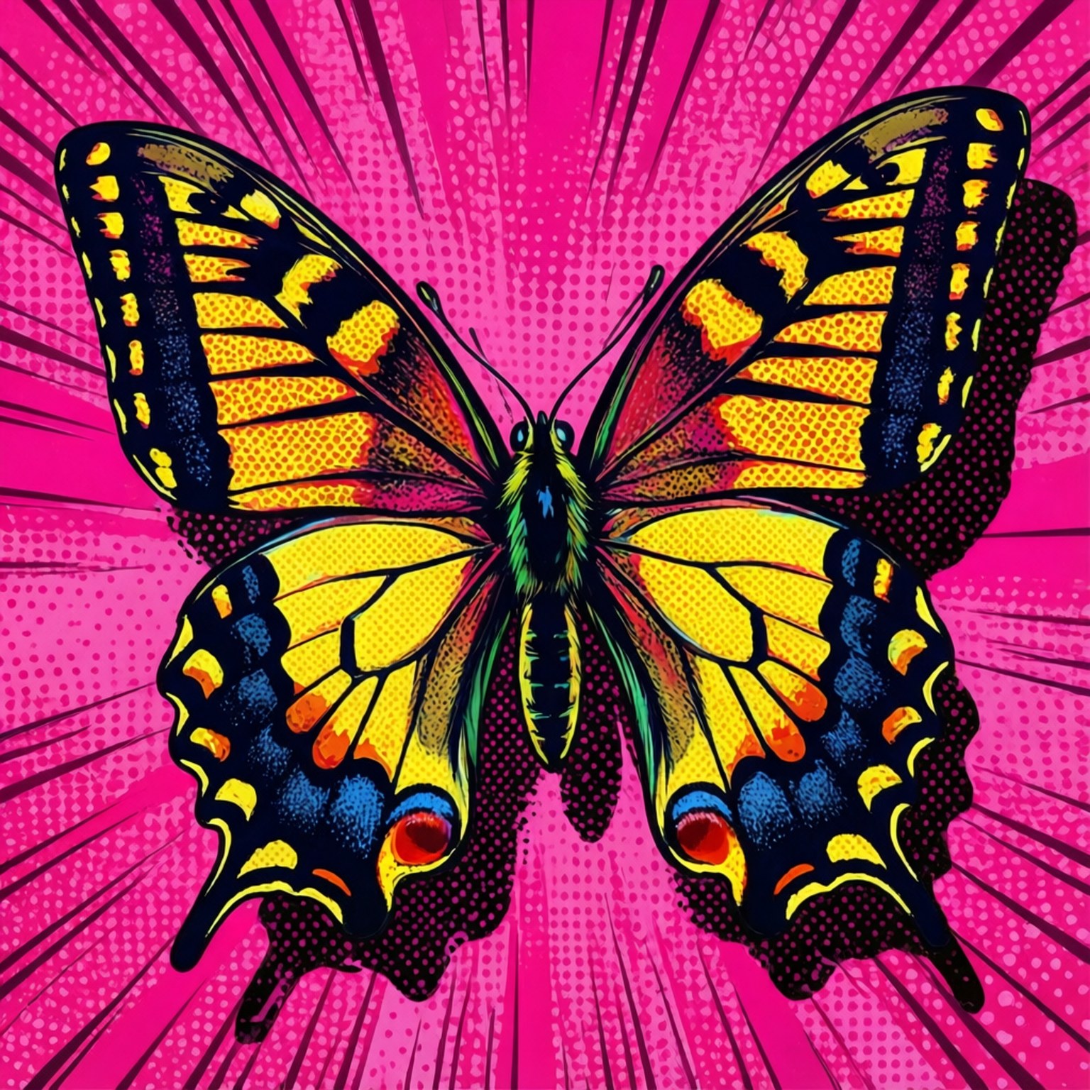 Pop Art Sommerfugl Wallpapers