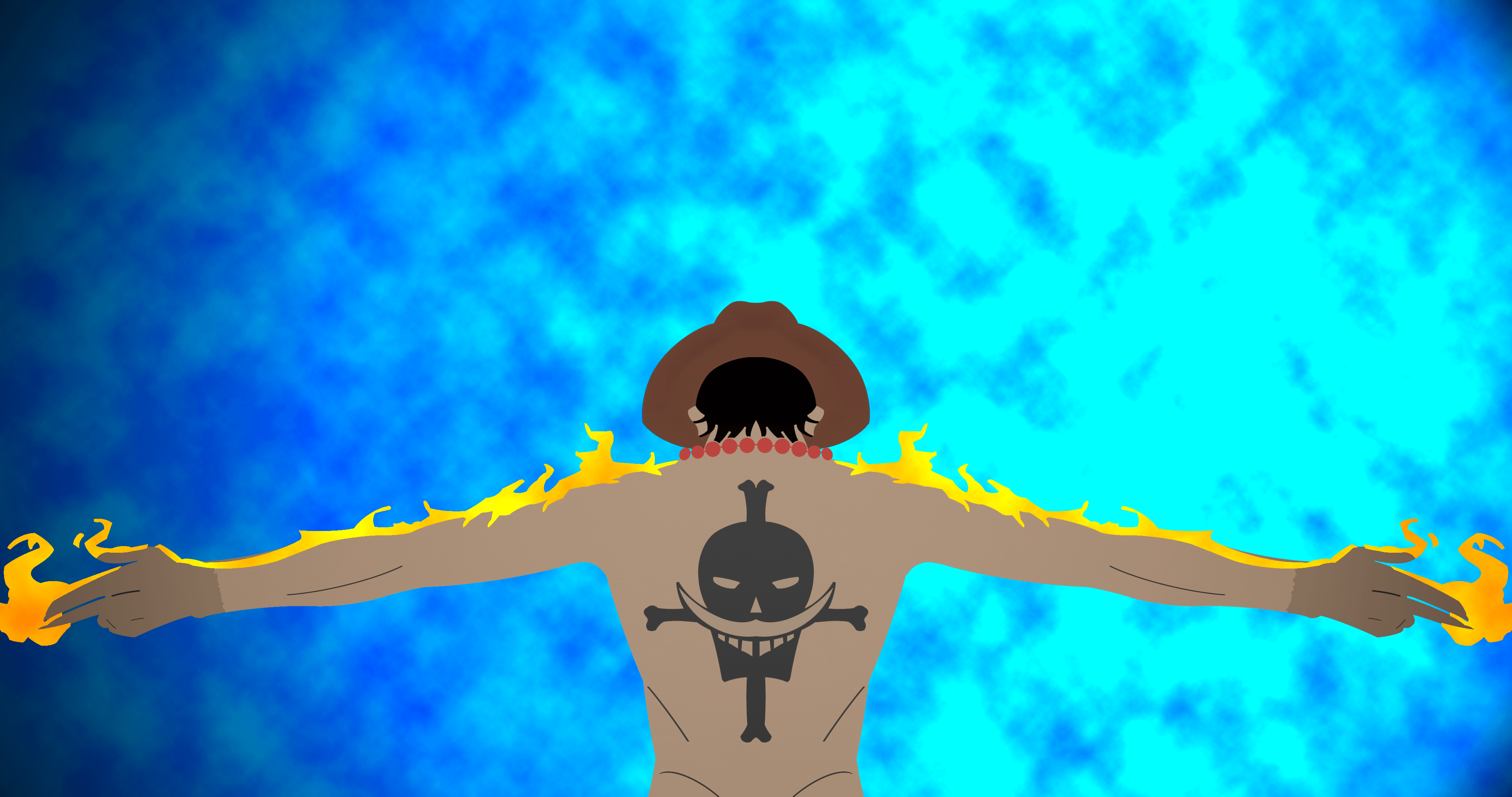 Portgas D. Ace i Ild Wallpapers
