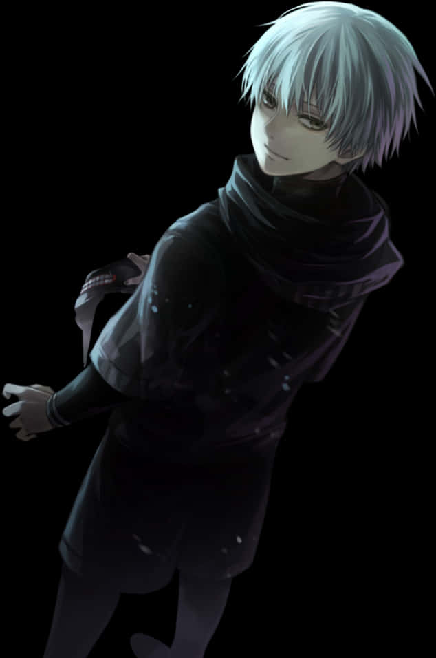 Portræt af Kaneki Ken fra Tokyo Ghoul Wallpapers