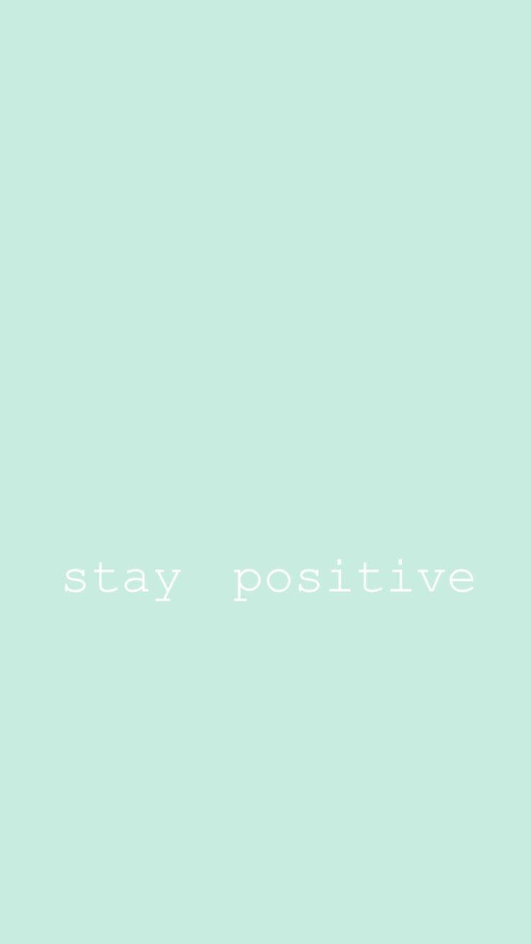 Positiv lys grøn æstetisk citat Wallpapers