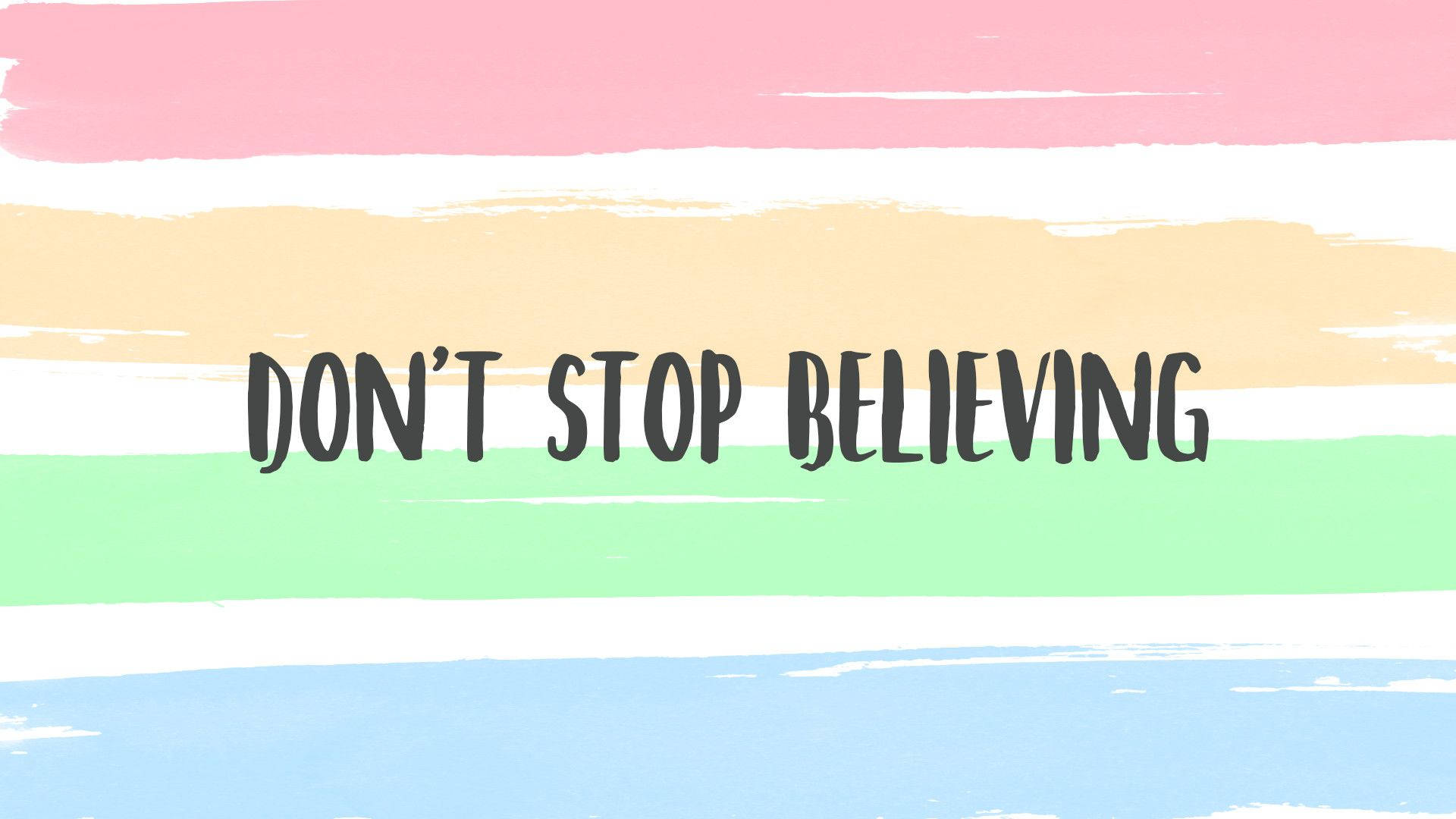 Positiv motivation: Hold fast ved troen Wallpapers