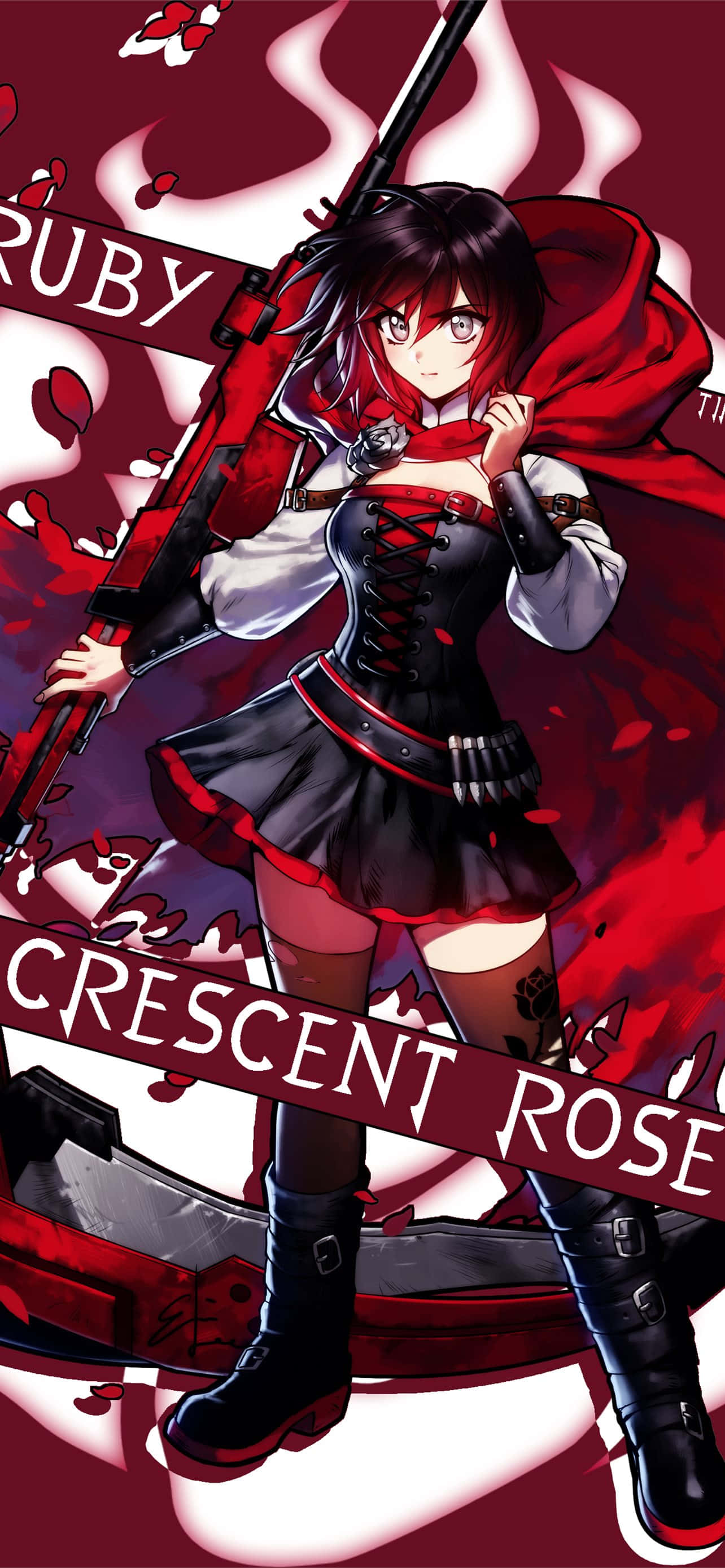 Præsenterer rollebesætningen fra det prisvindende show 'RWBY' Wallpapers
