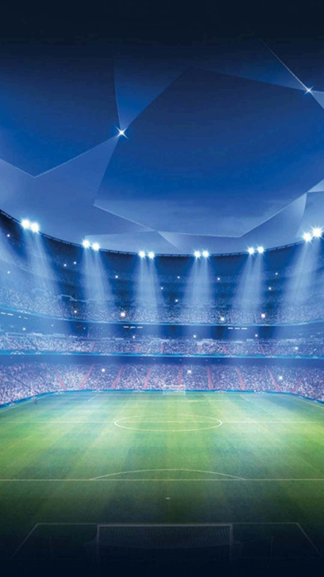 Pragtfuld fodboldbane stadion baggrund Wallpapers