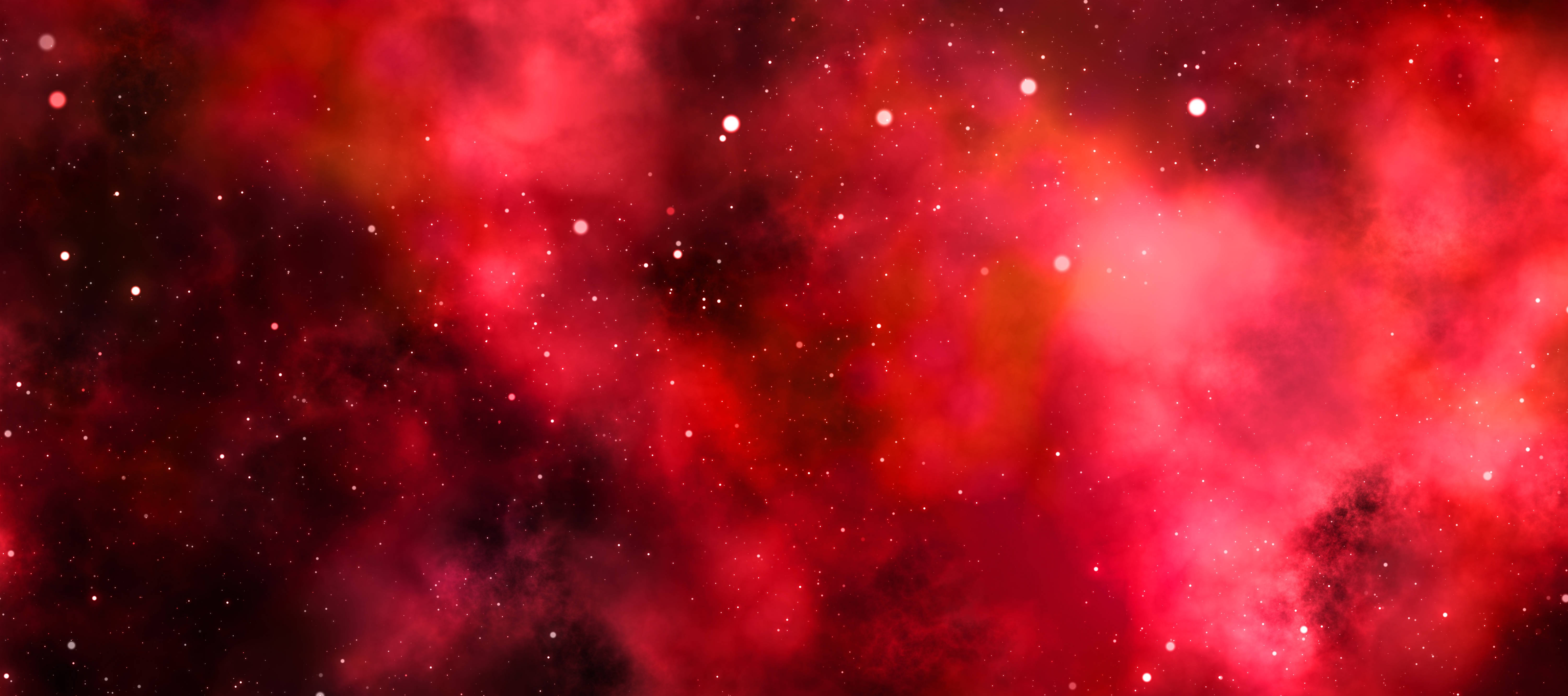Pragtfuld rød kosmisk støvgalakse Wallpapers