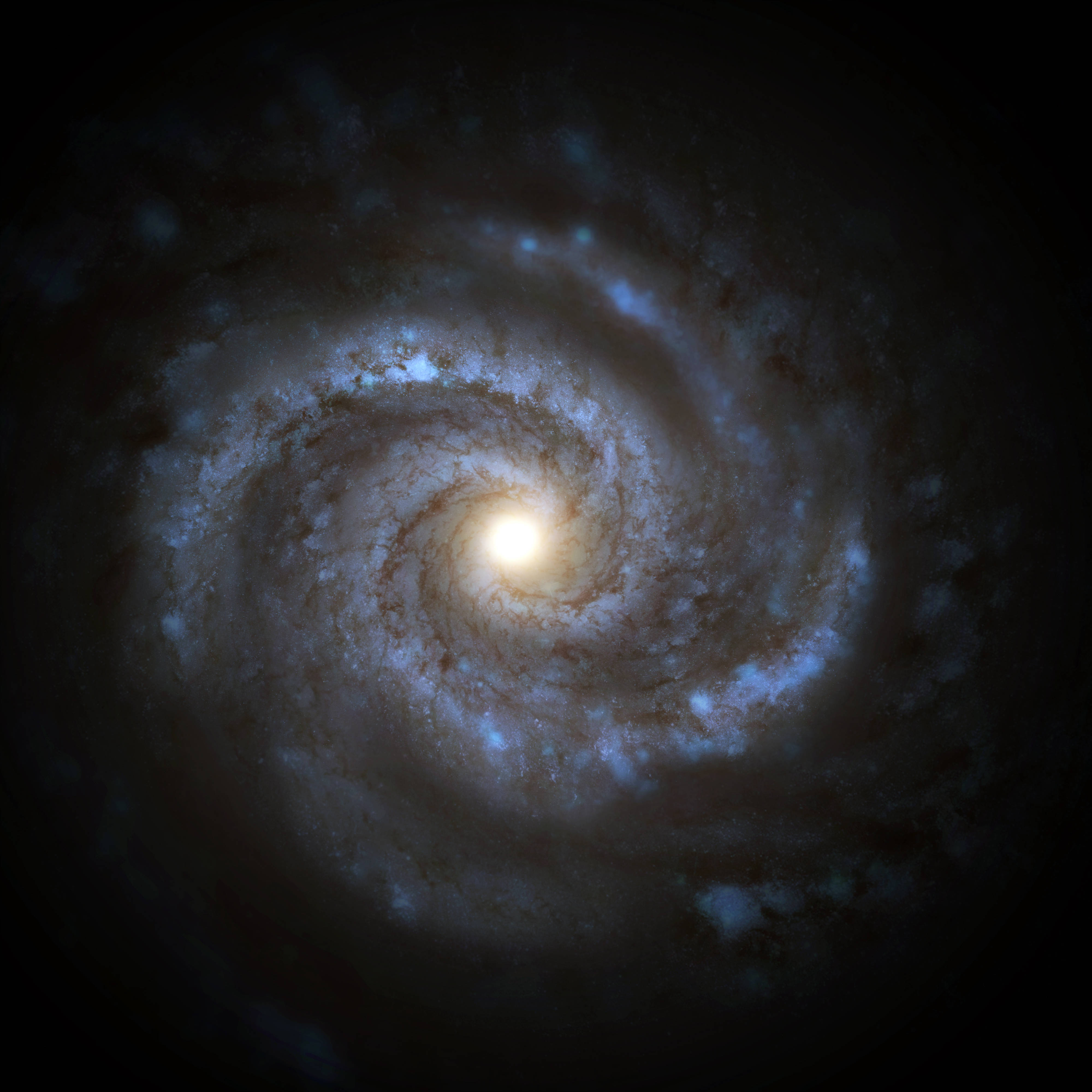 Pragtfuld spiralformet Mælkevejsgalakse Wallpapers