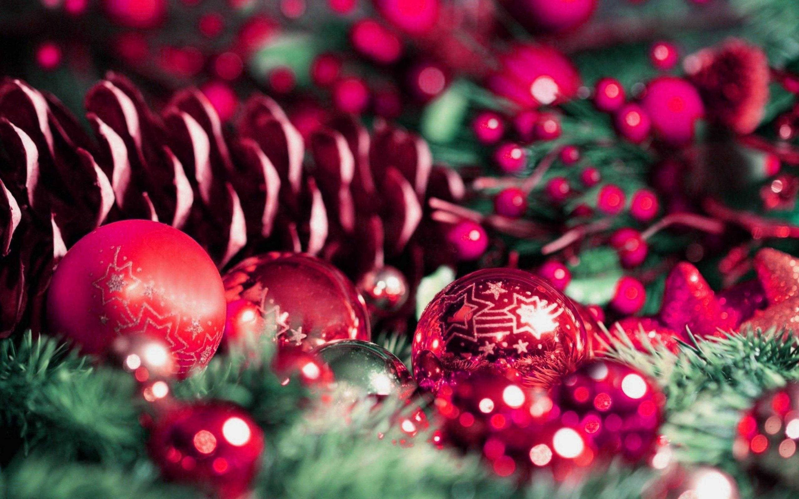Preppy julepynt tæt på Wallpapers