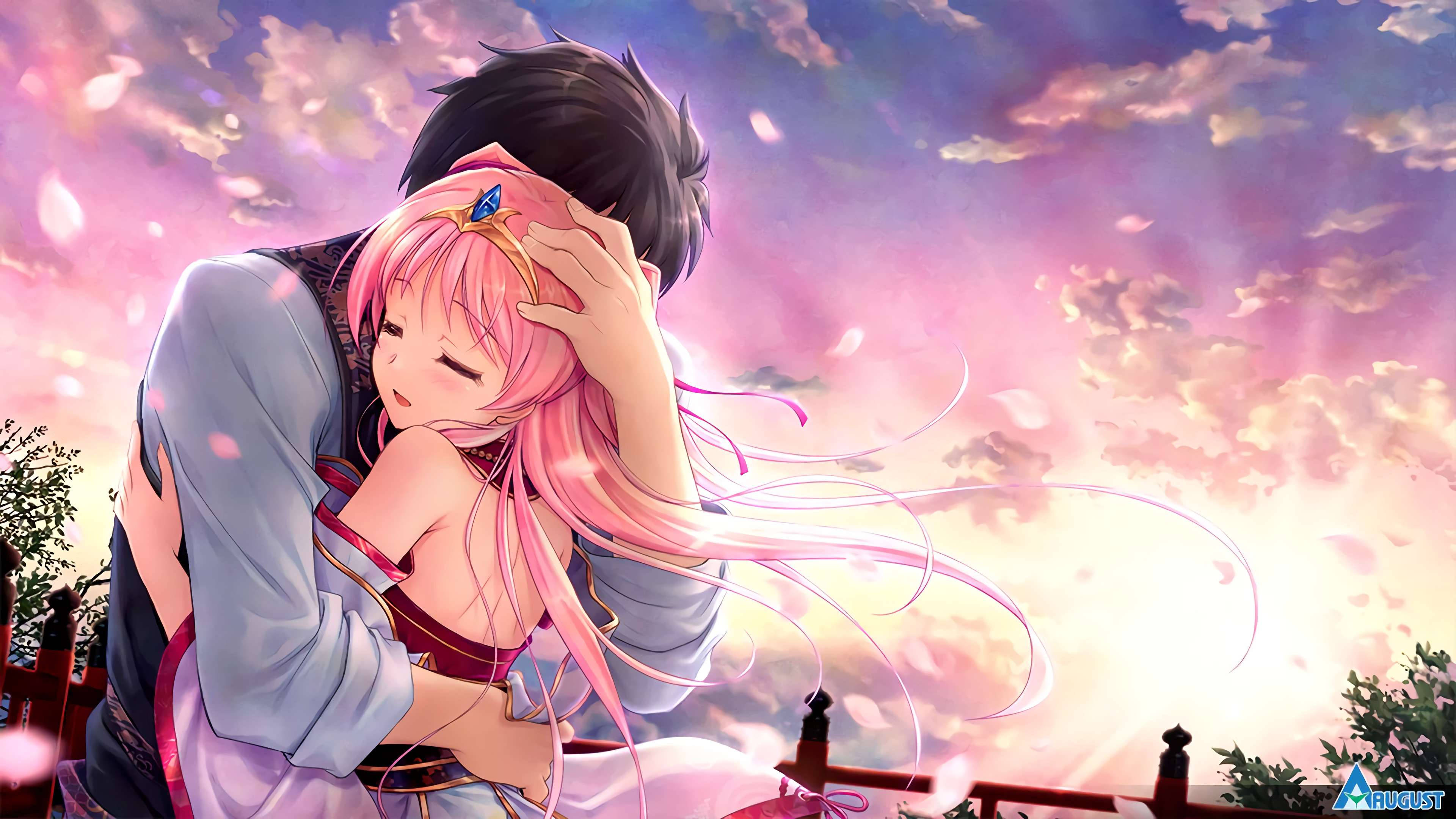 Prins og prinsesse anime kram Wallpapers