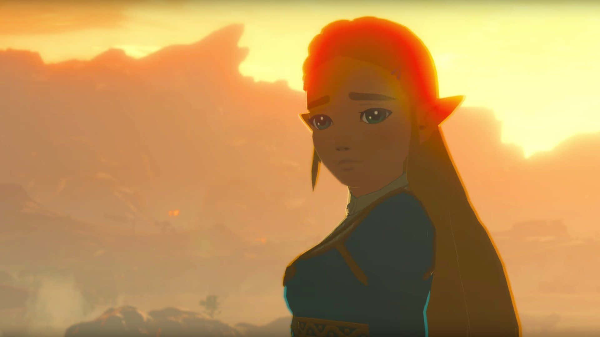 Prinsesse Zelda Botw trist blik Wallpapers