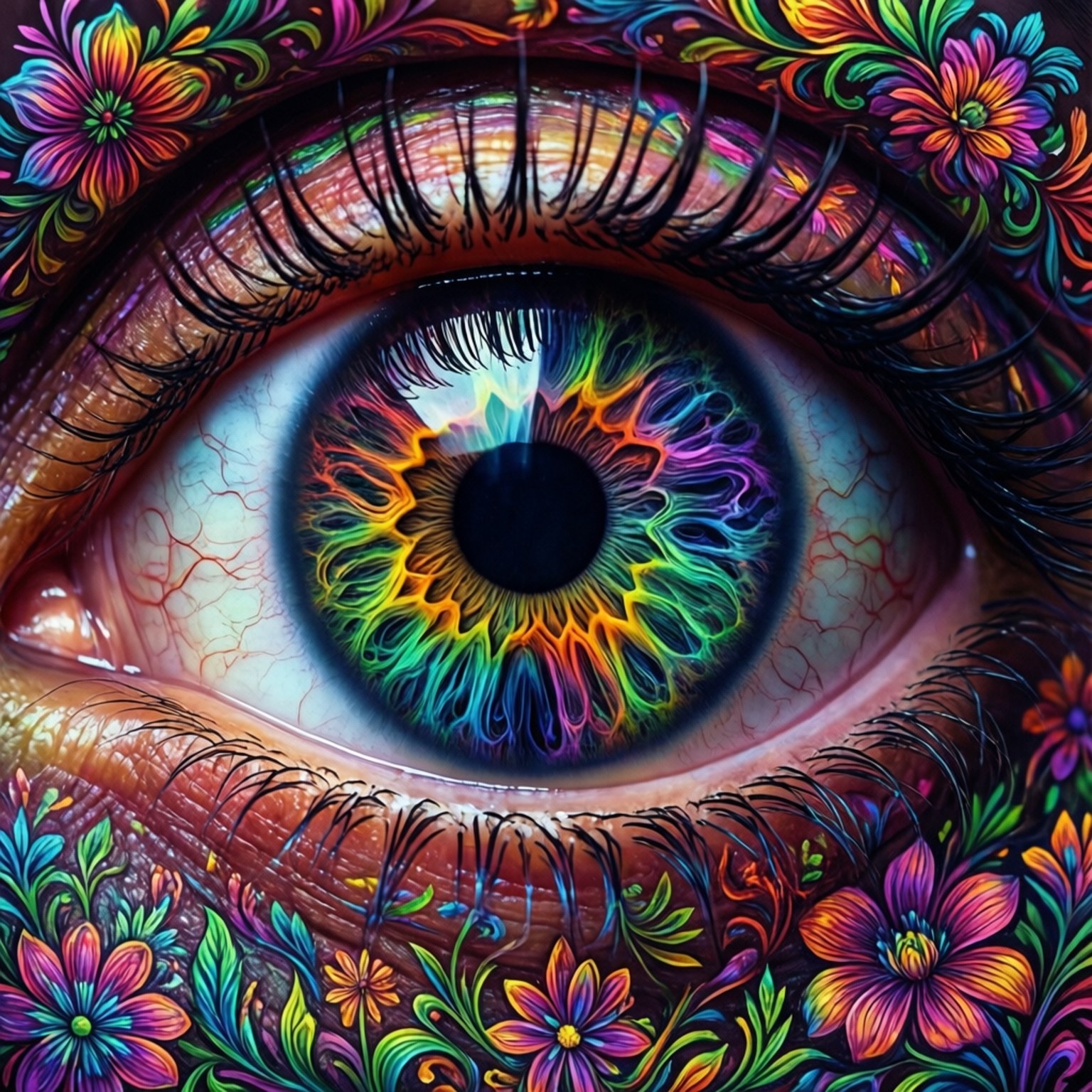 Psykedelisk øje Wallpapers