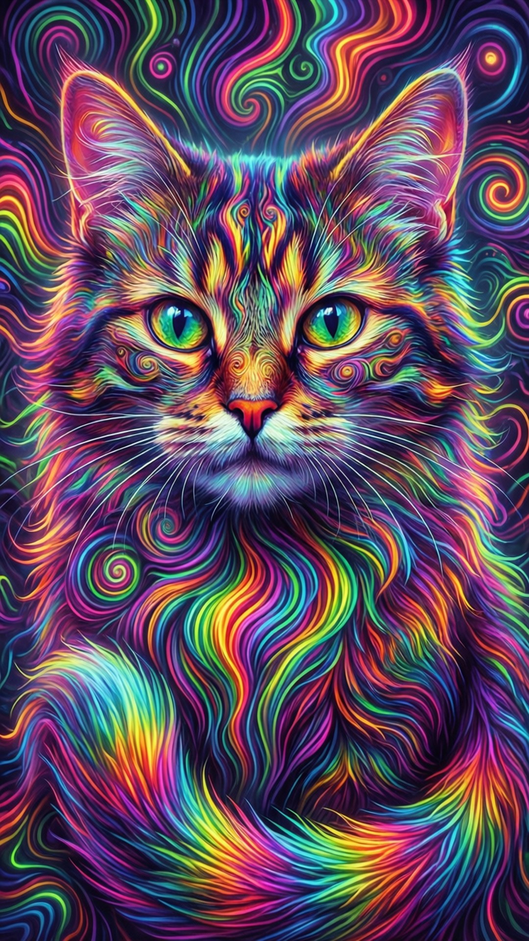 Psykedeliske striber Wallpapers