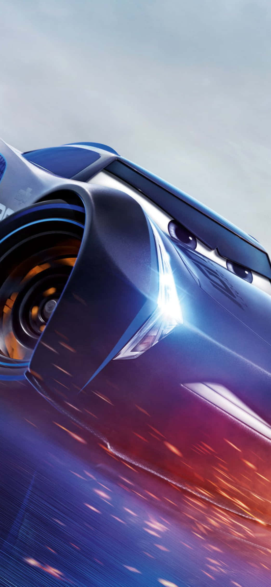 Racer Jackson Storm iPhone X Baggrund fra Biler Wallpapers