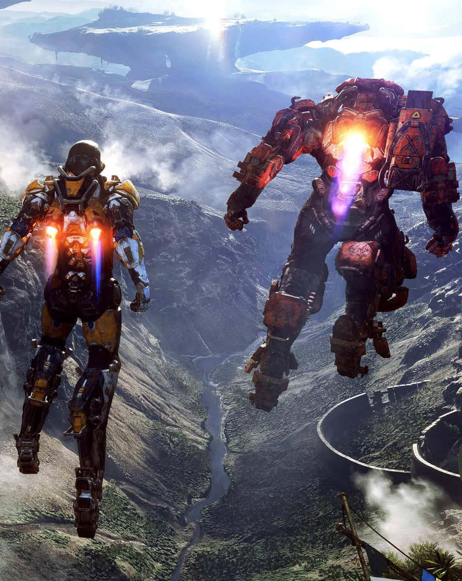 Ranger & Colossus Pixel 3 Anthem Baggrund Wallpapers