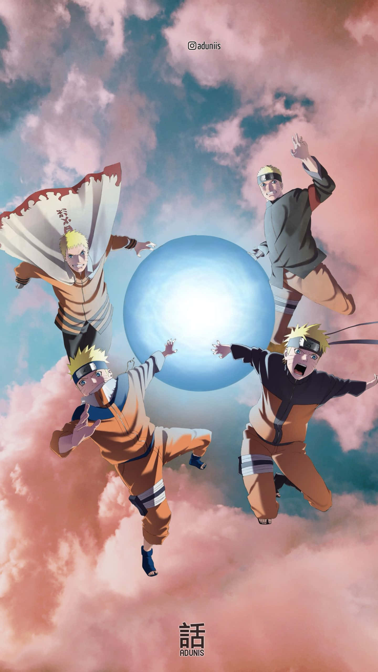 Rasengan Naruto æstetisk telefon Wallpapers