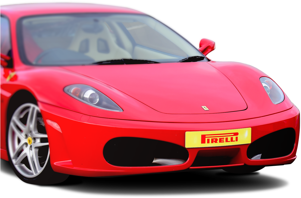 Rød Ferrari forfra Wallpapers